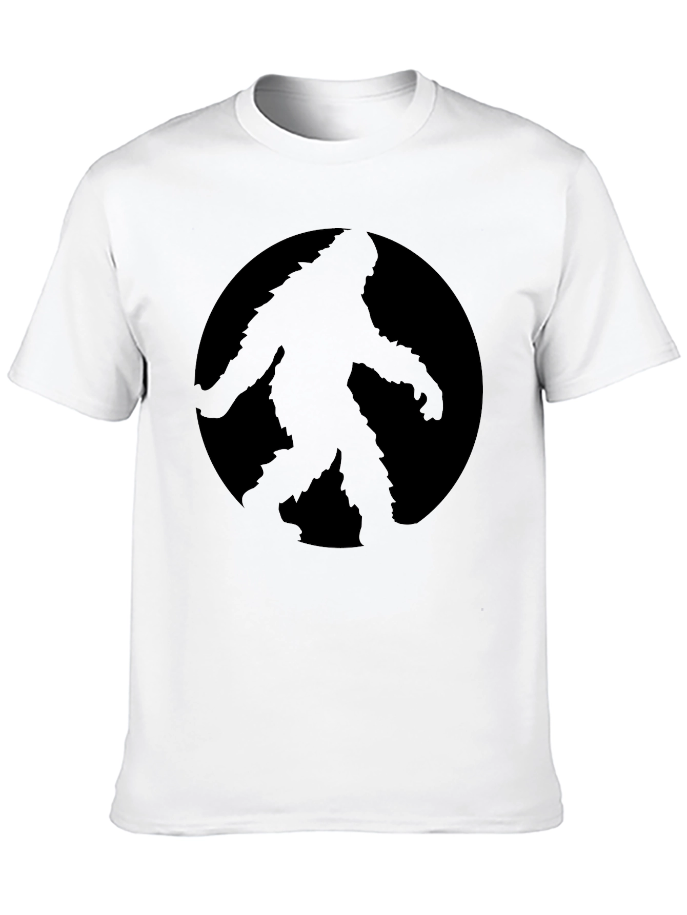 Bigfoot Silhouette Graphic Tee - Black T-Shirt