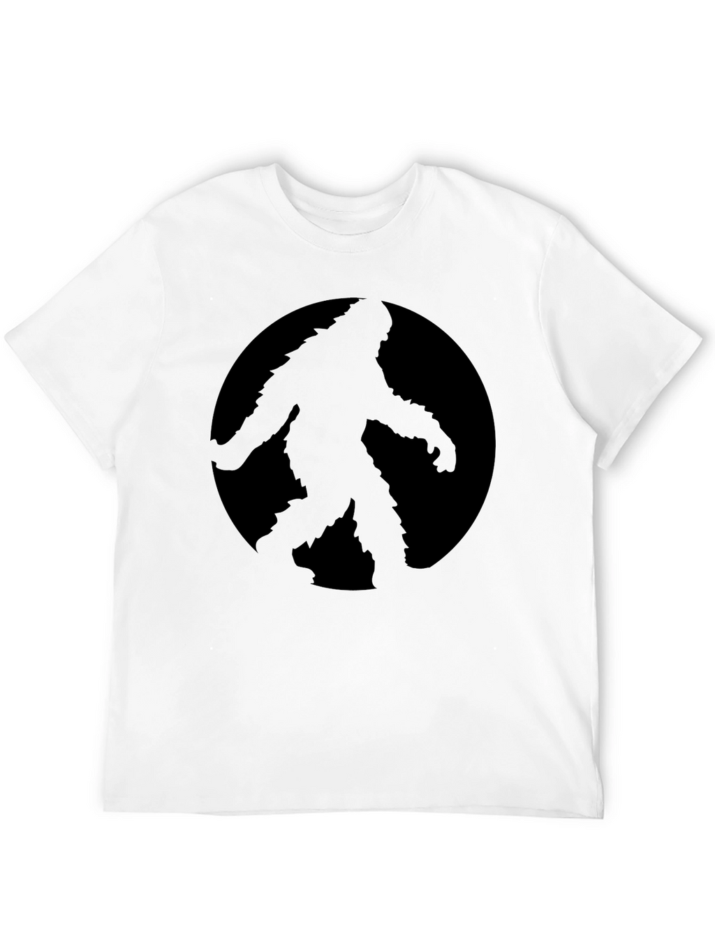 Bigfoot Silhouette Graphic Tee - Black T-Shirt