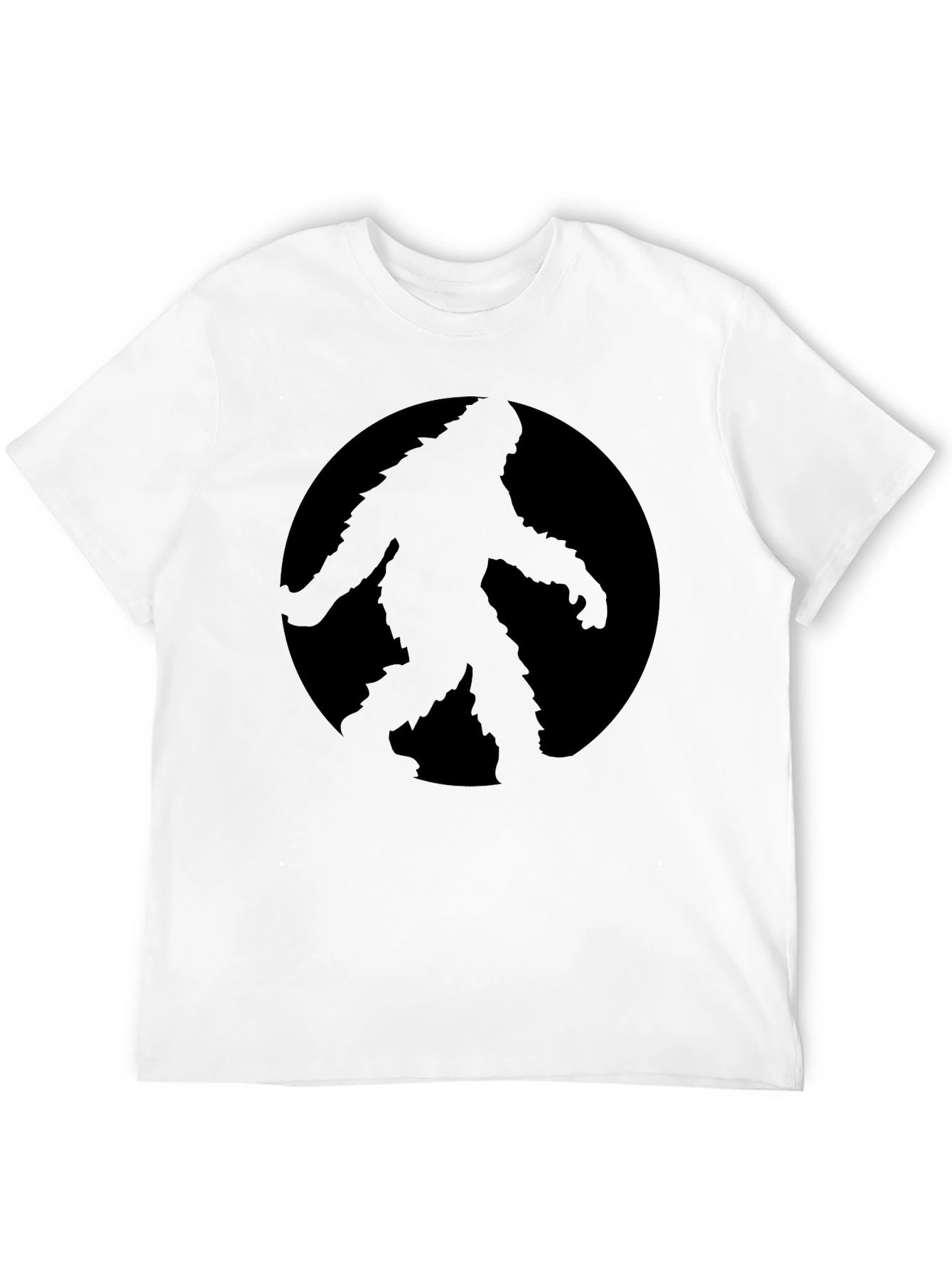 Bigfoot Silhouette Graphic Tee - Black T-Shirt