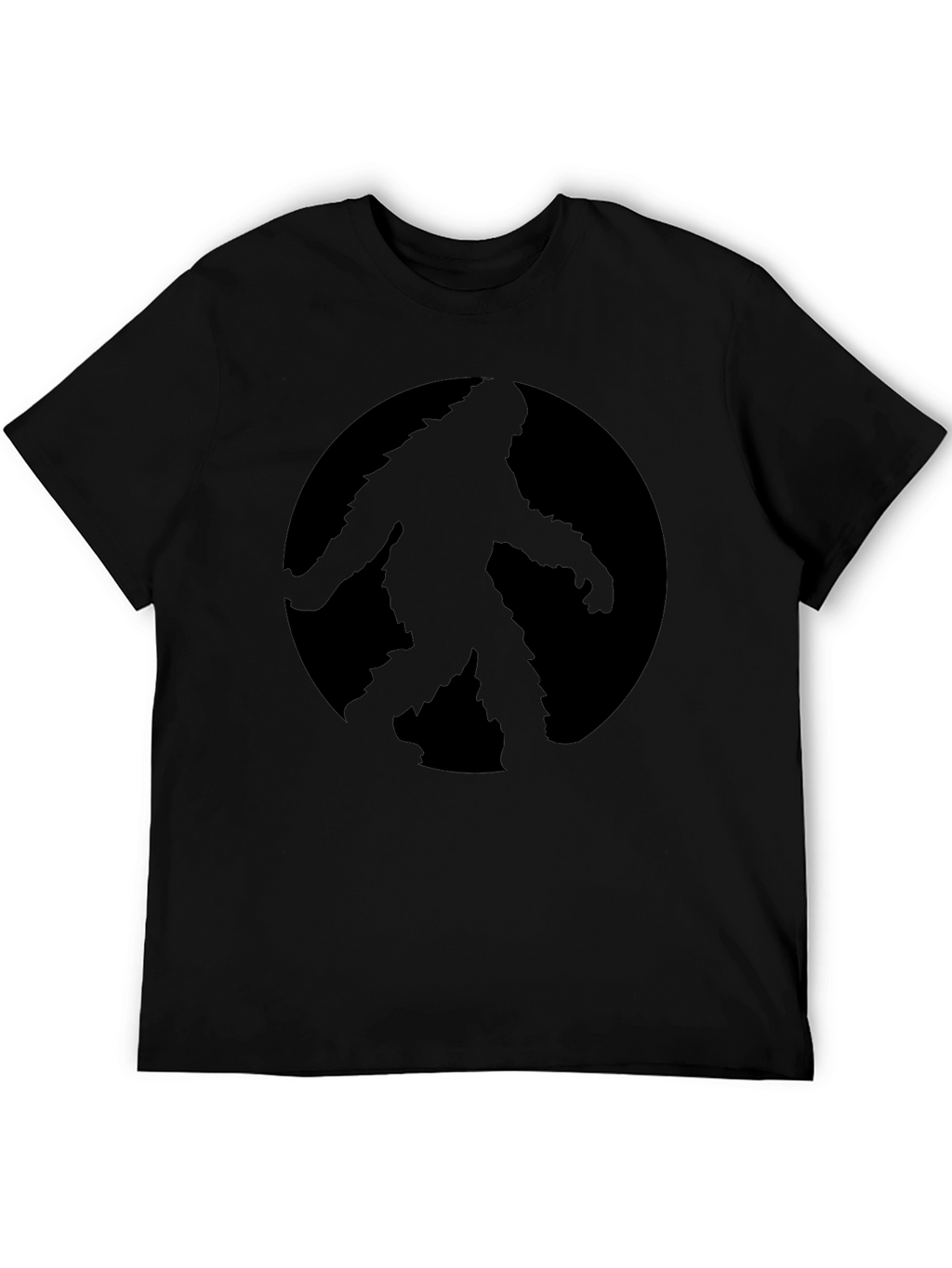 Bigfoot Silhouette Graphic Tee - Black T-Shirt