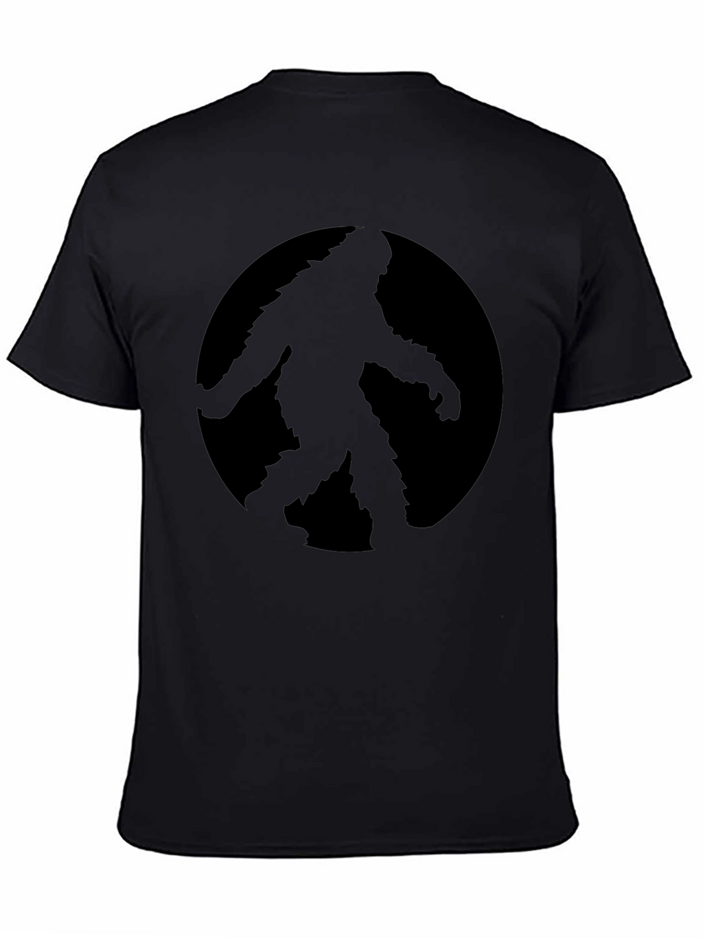 Bigfoot Silhouette Graphic Tee - Black T-Shirt
