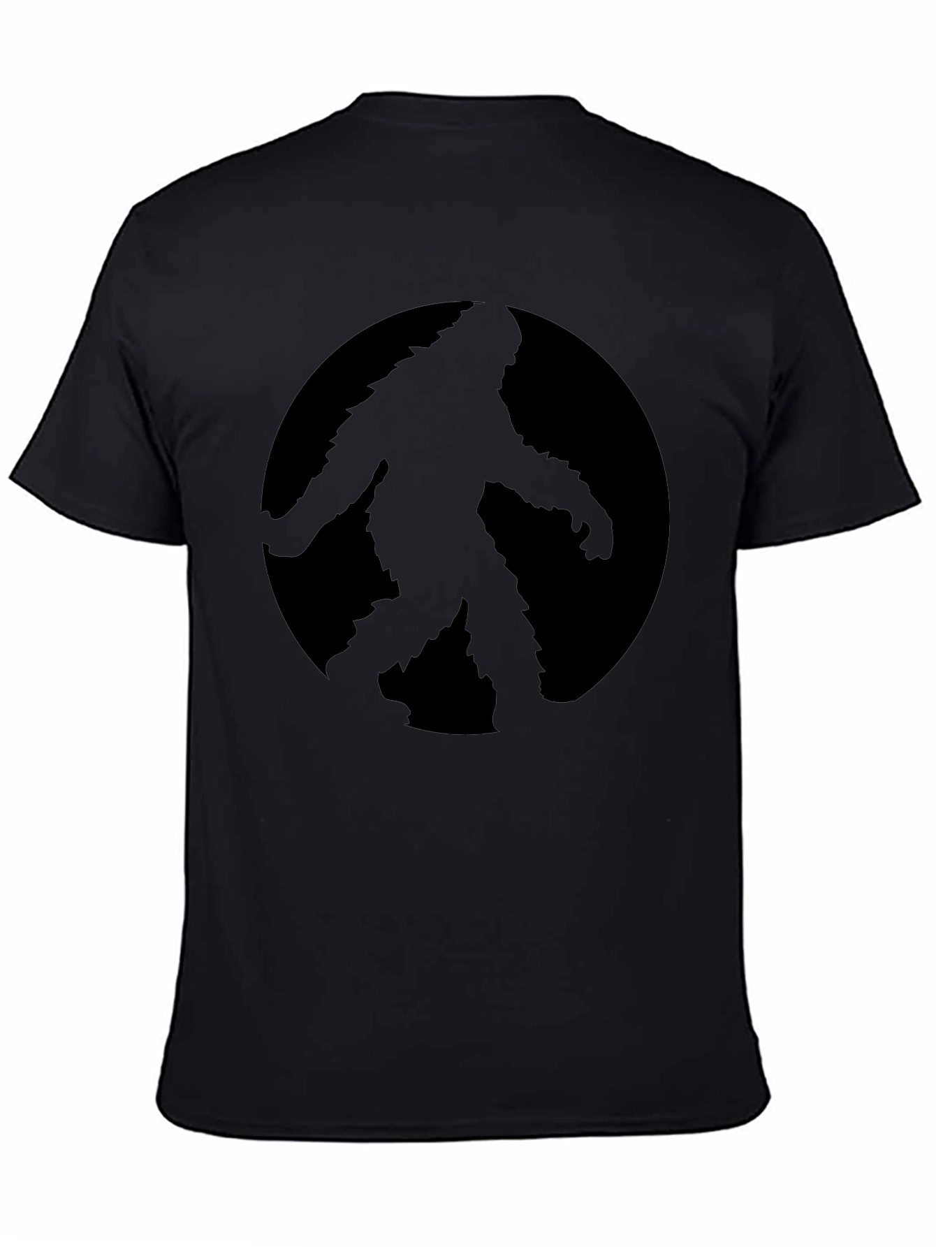 Bigfoot Silhouette Graphic Tee - Black T-Shirt