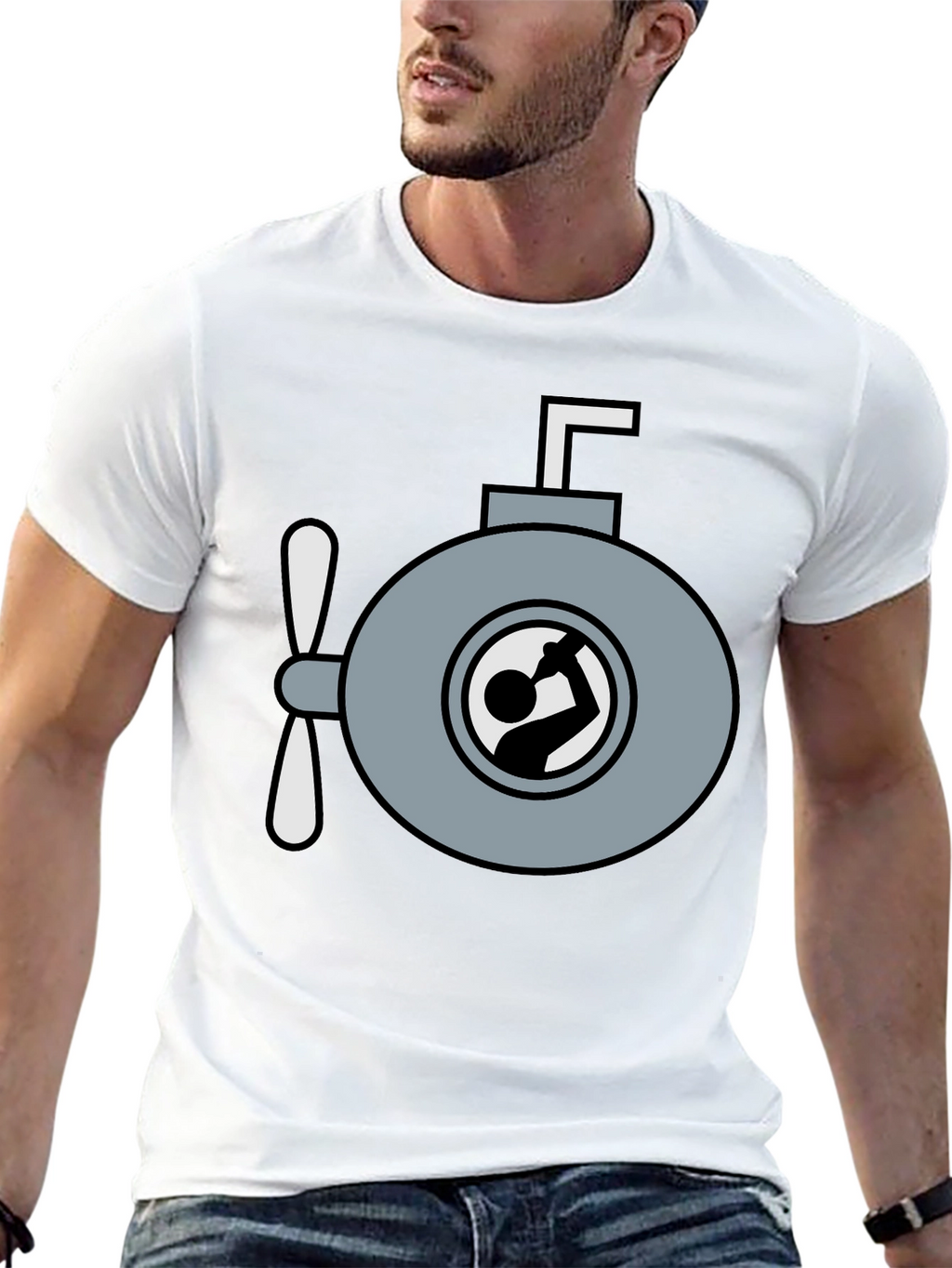 Submarine Drinking T-Shirt