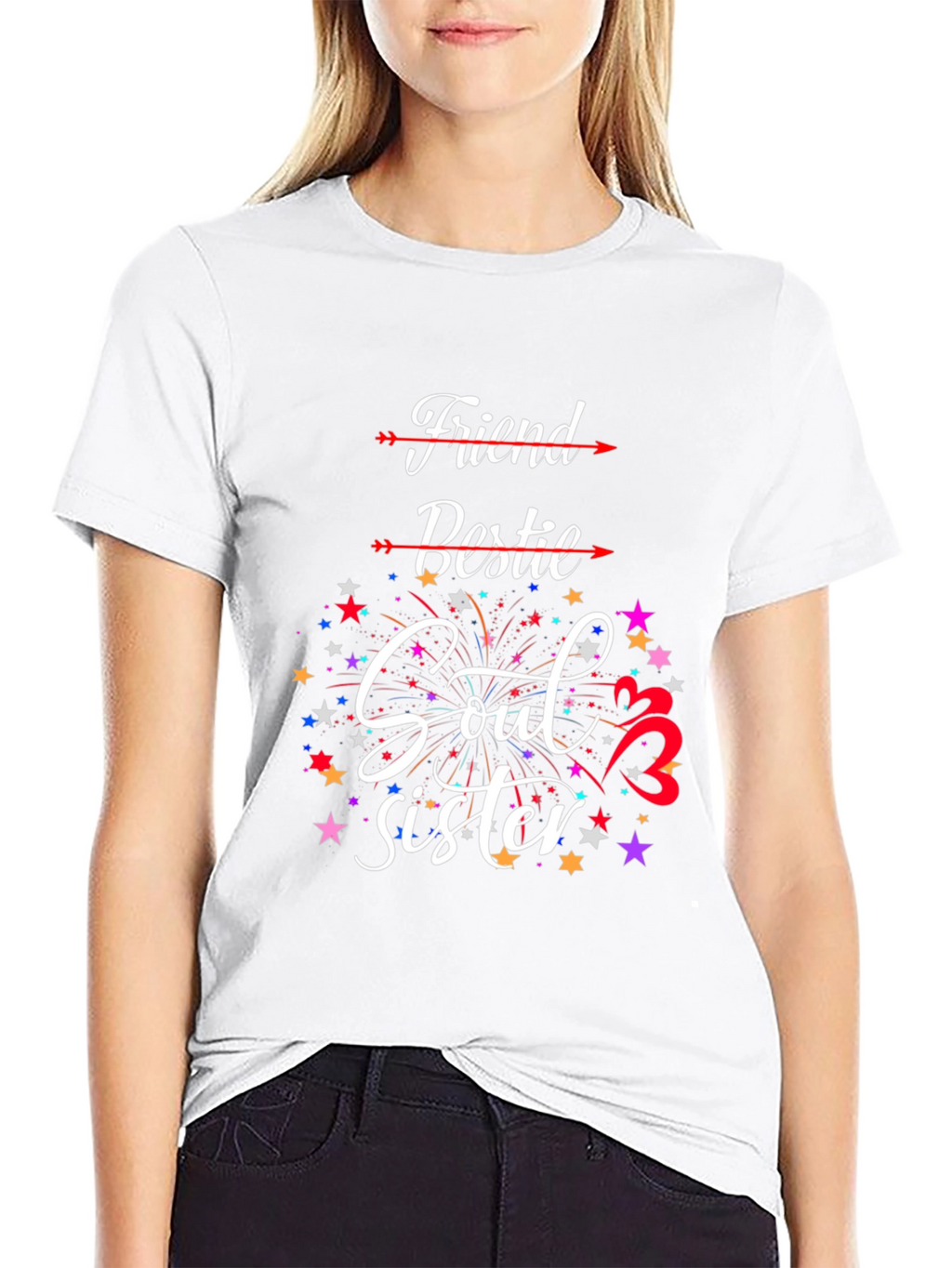 Friend Bestie Soul Sister Graphic Tee