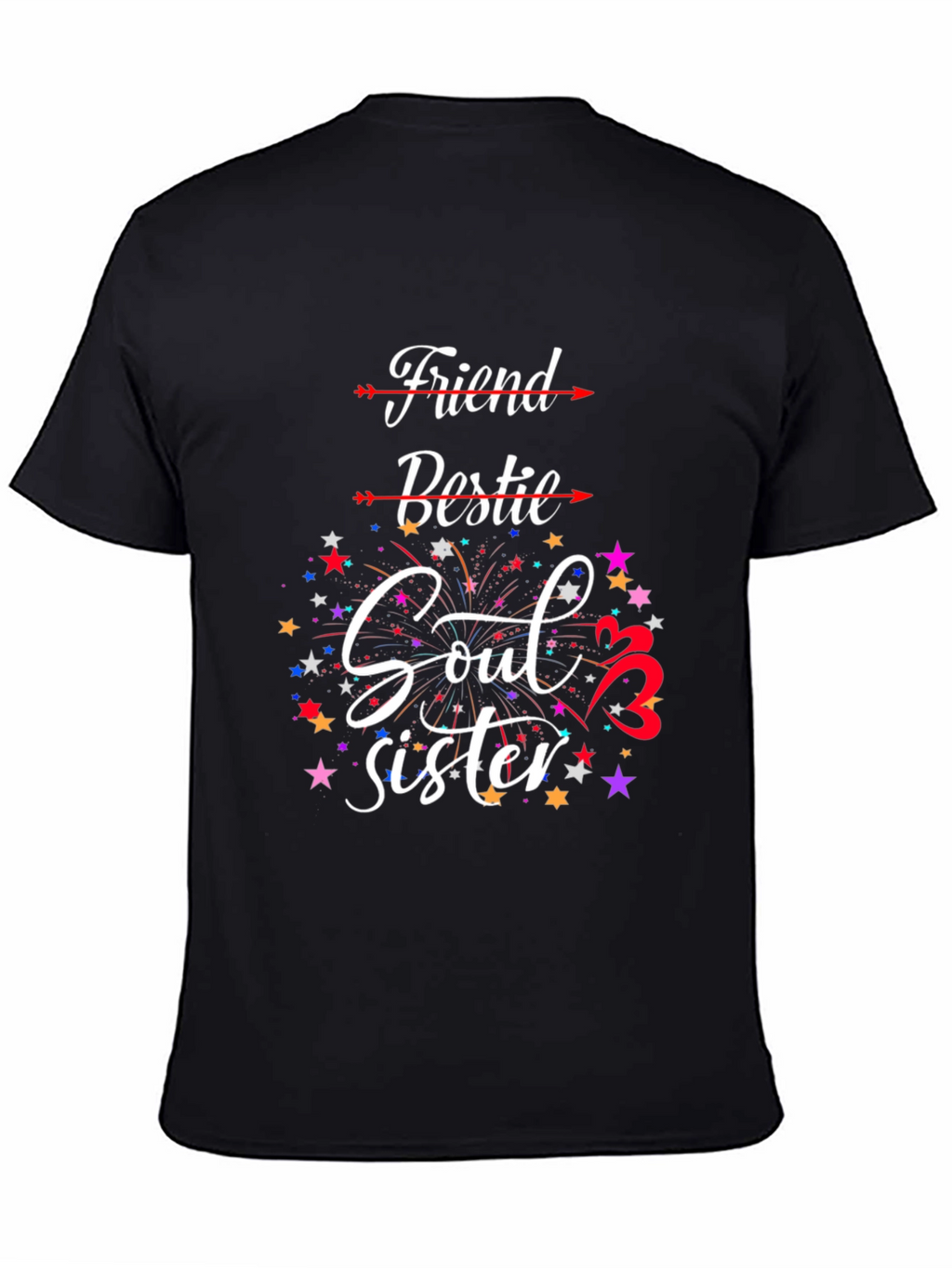 Friend Bestie Soul Sister Graphic Tee