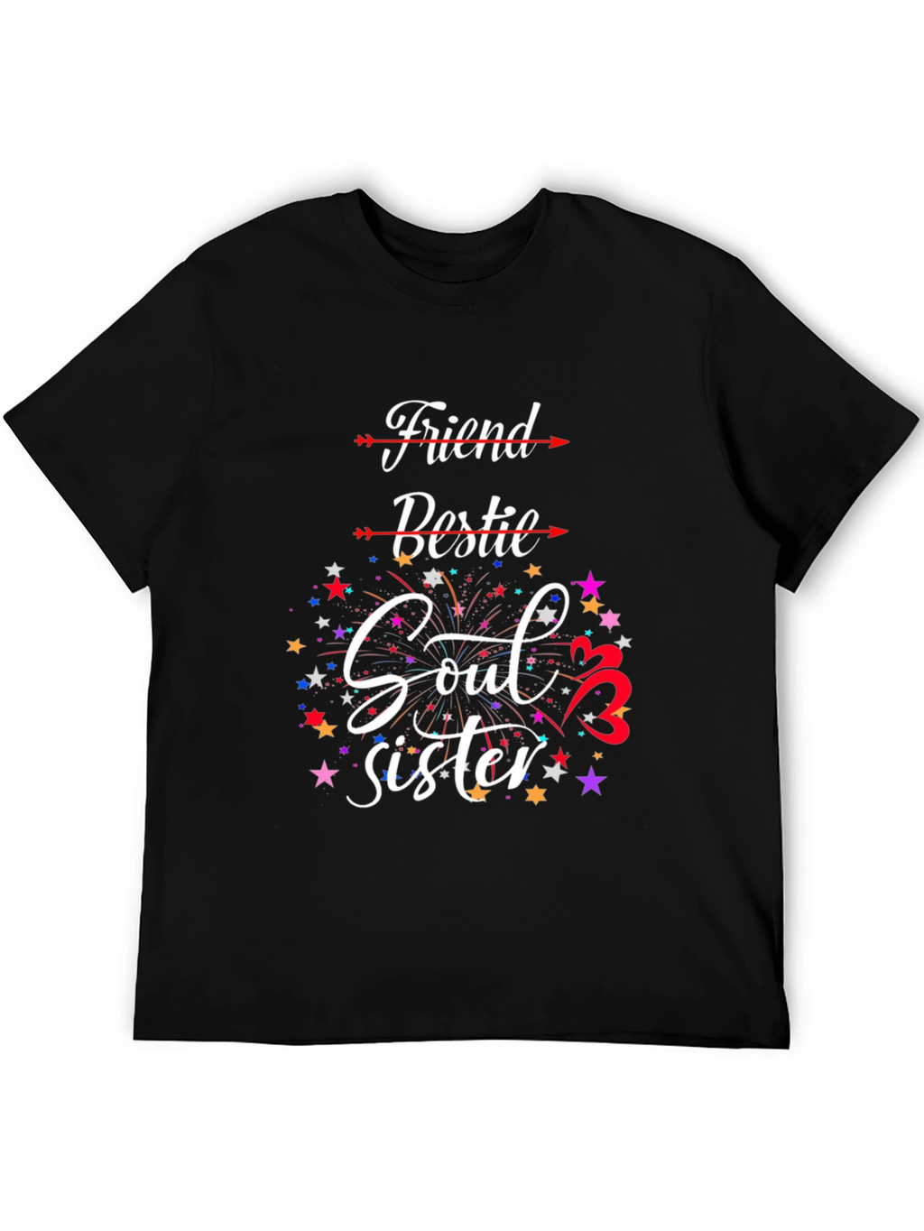 Friend Bestie Soul Sister Graphic Tee