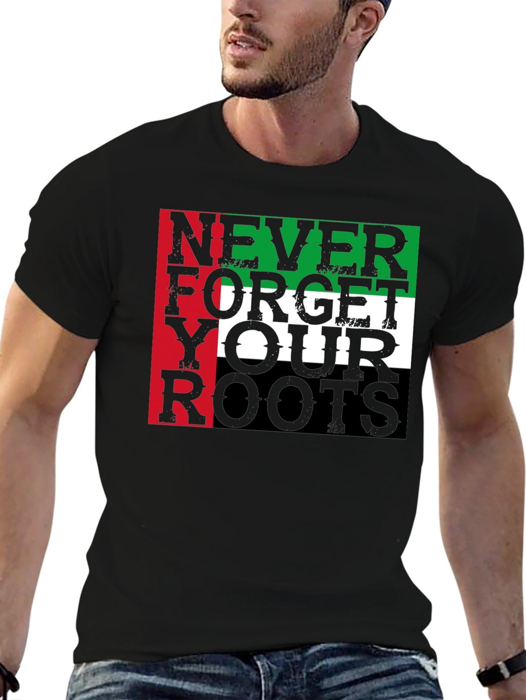 Never Forget Your Roots Graphic T-Shirt