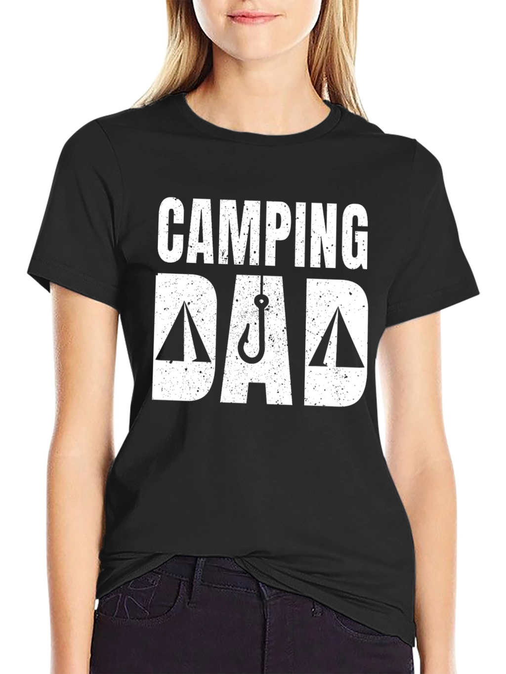 Camping Dad T-Shirt | Fishing Hook Tee