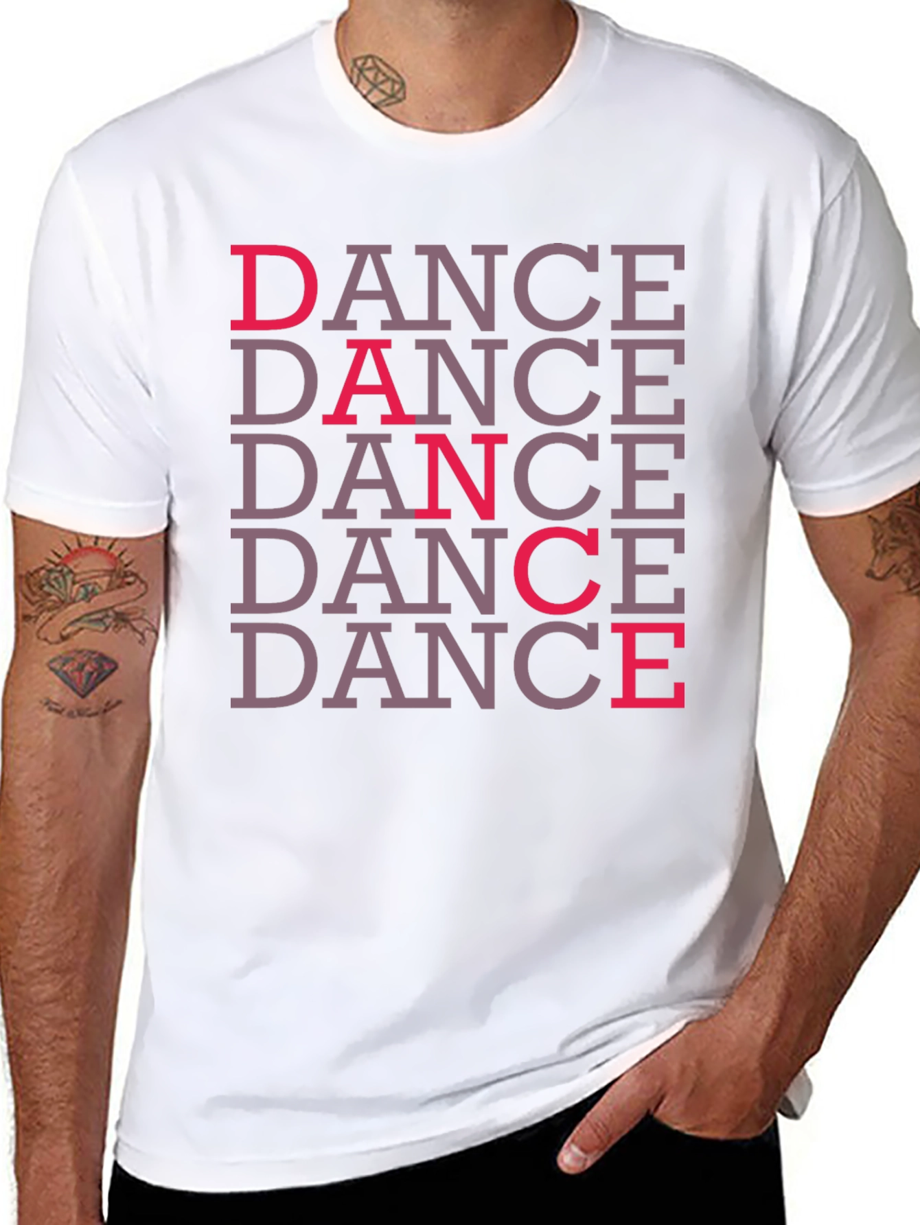 Dance Graphic Black T-Shirt