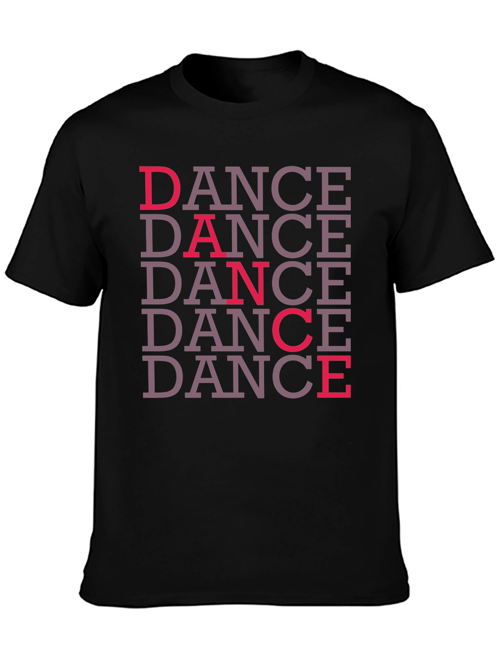 Dance Graphic Black T-Shirt
