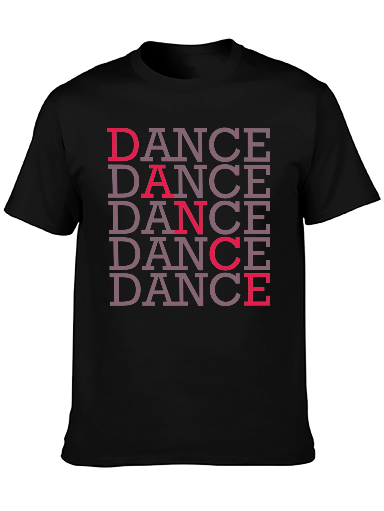 Dance Graphic Black T-Shirt