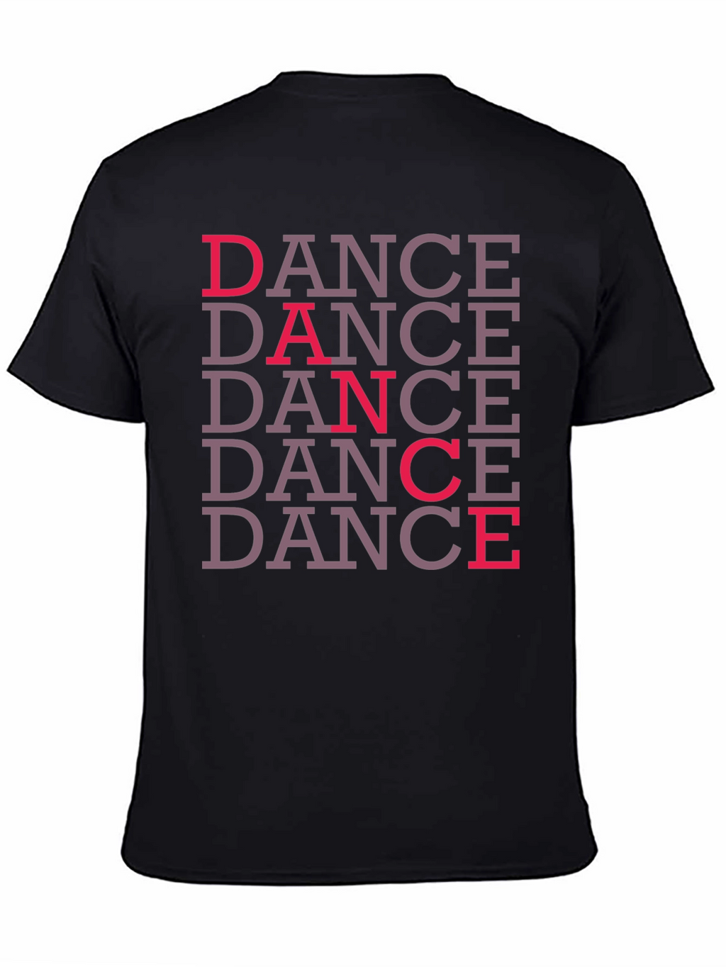 Dance Graphic Black T-Shirt
