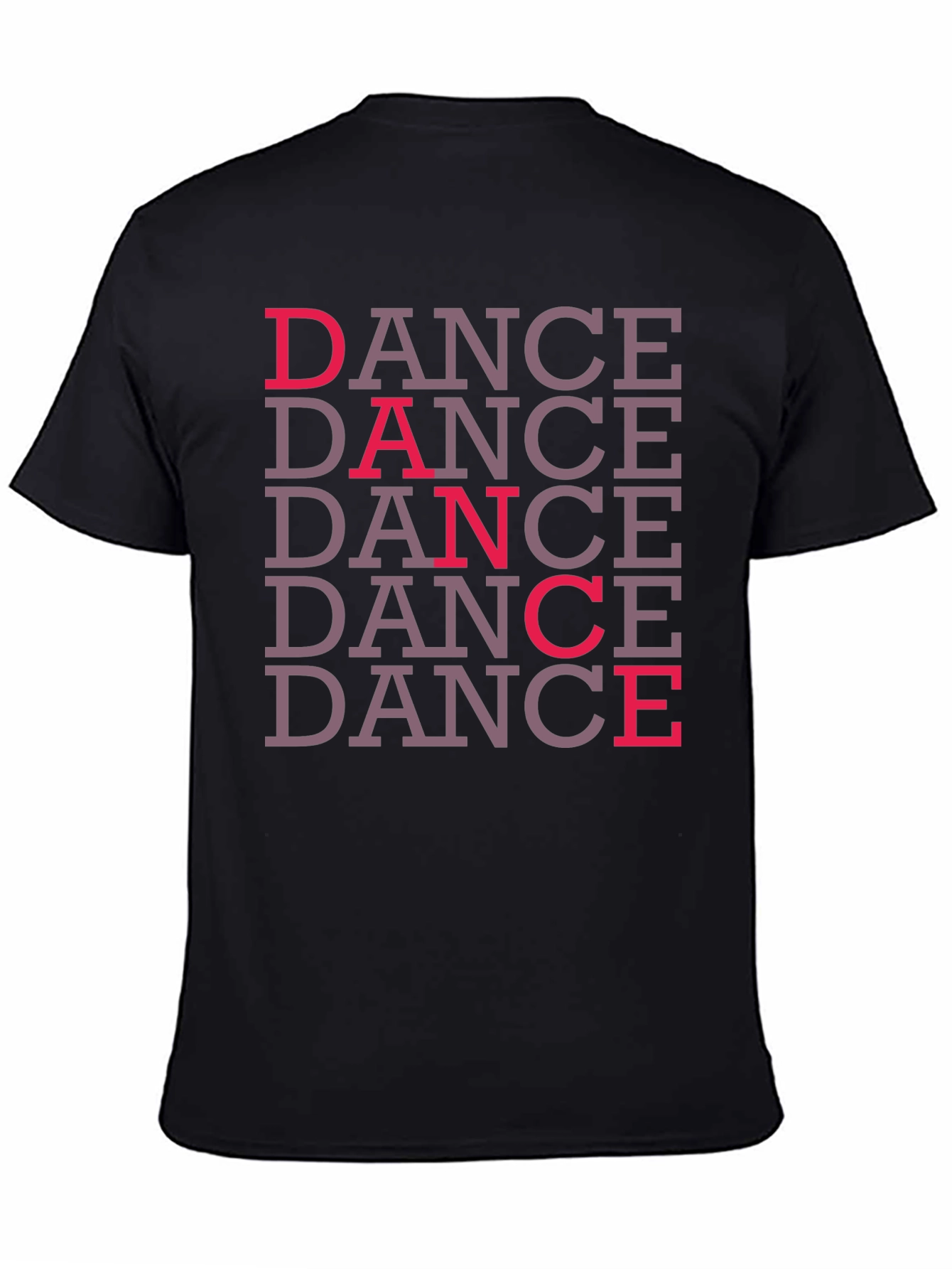 Dance Graphic Black T-Shirt