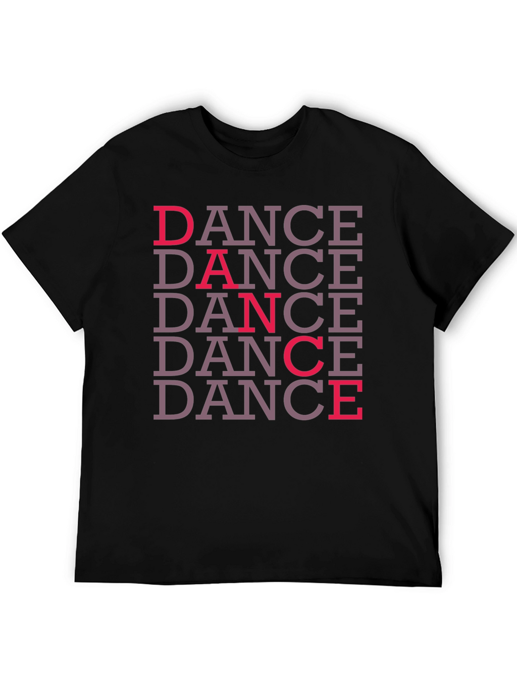 Dance Graphic Black T-Shirt