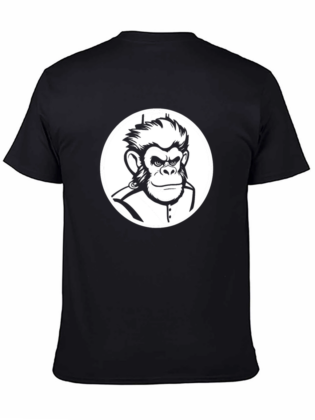 Cool Monkey Graphic Tee - Black T-Shirt