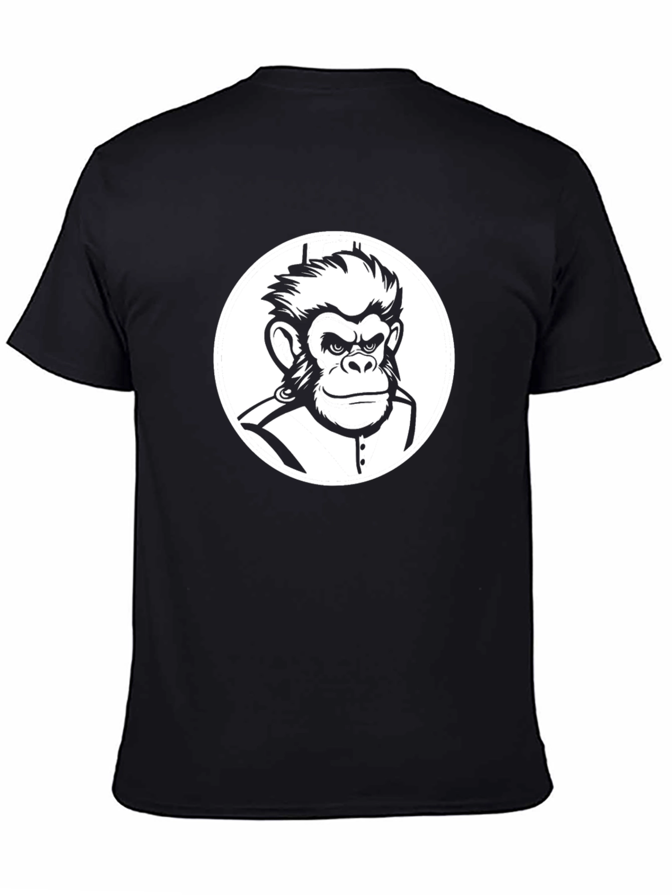 Cool Monkey Graphic Tee - Black T-Shirt