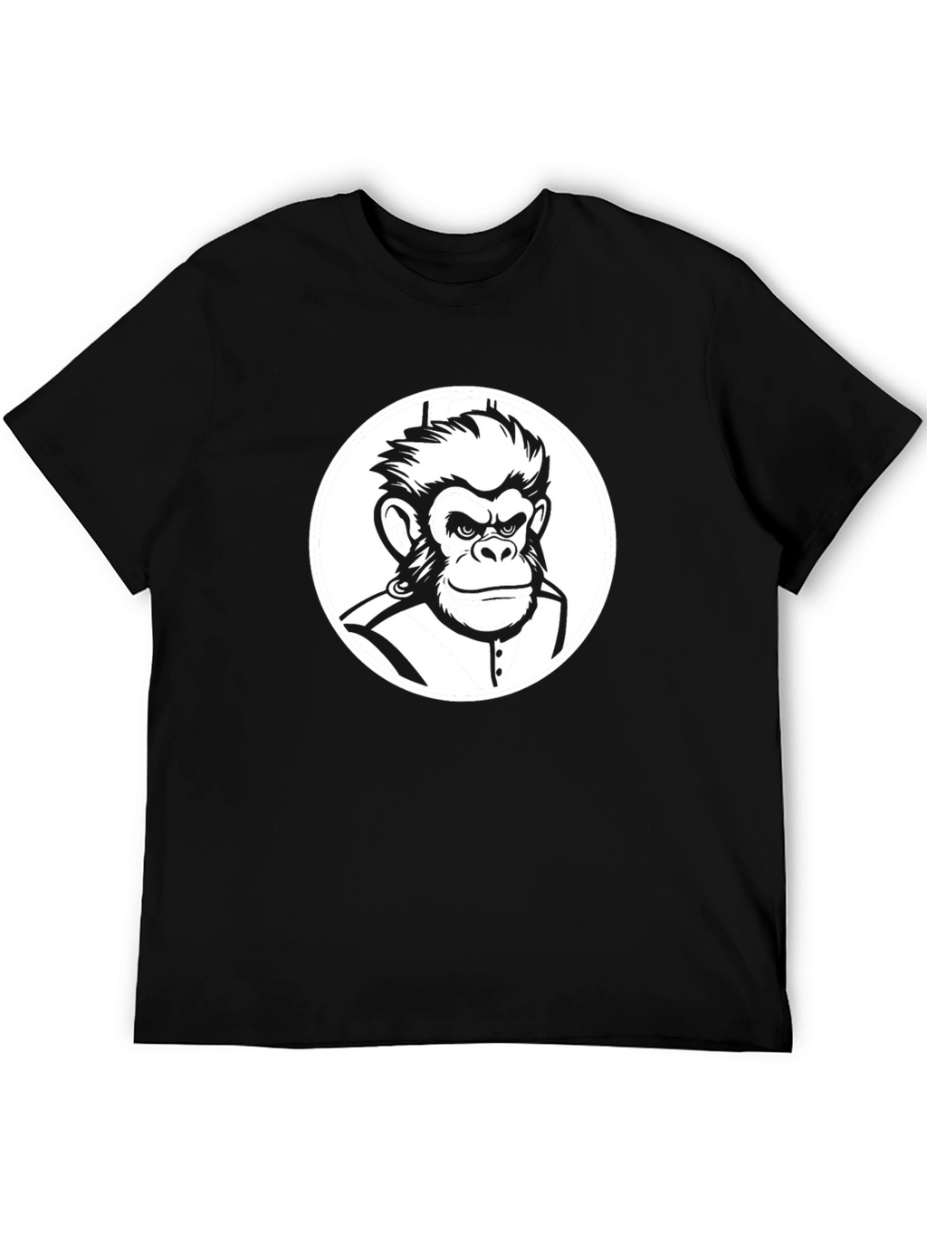 Cool Monkey Graphic Tee - Black T-Shirt