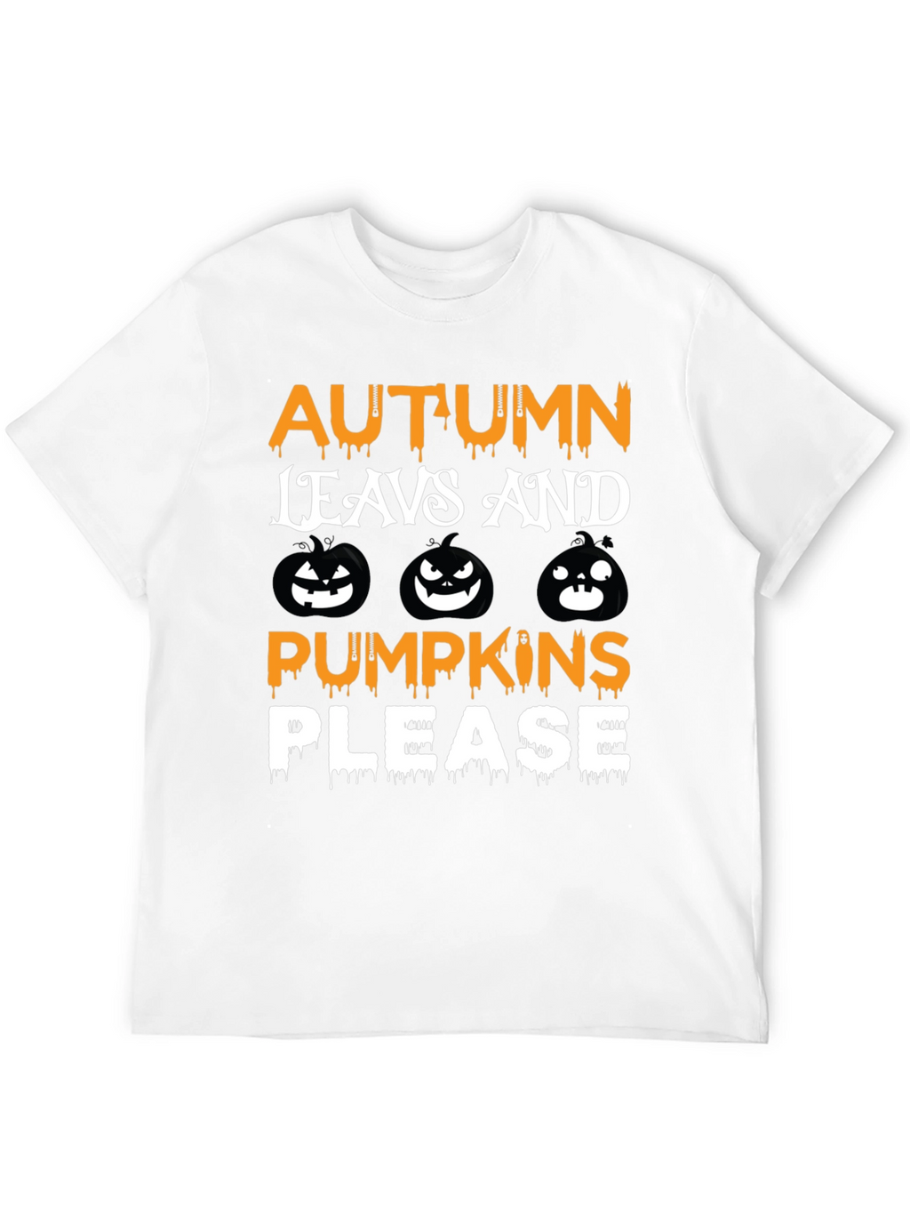 Autumn Leaves & Pumpkins Graphic Tee