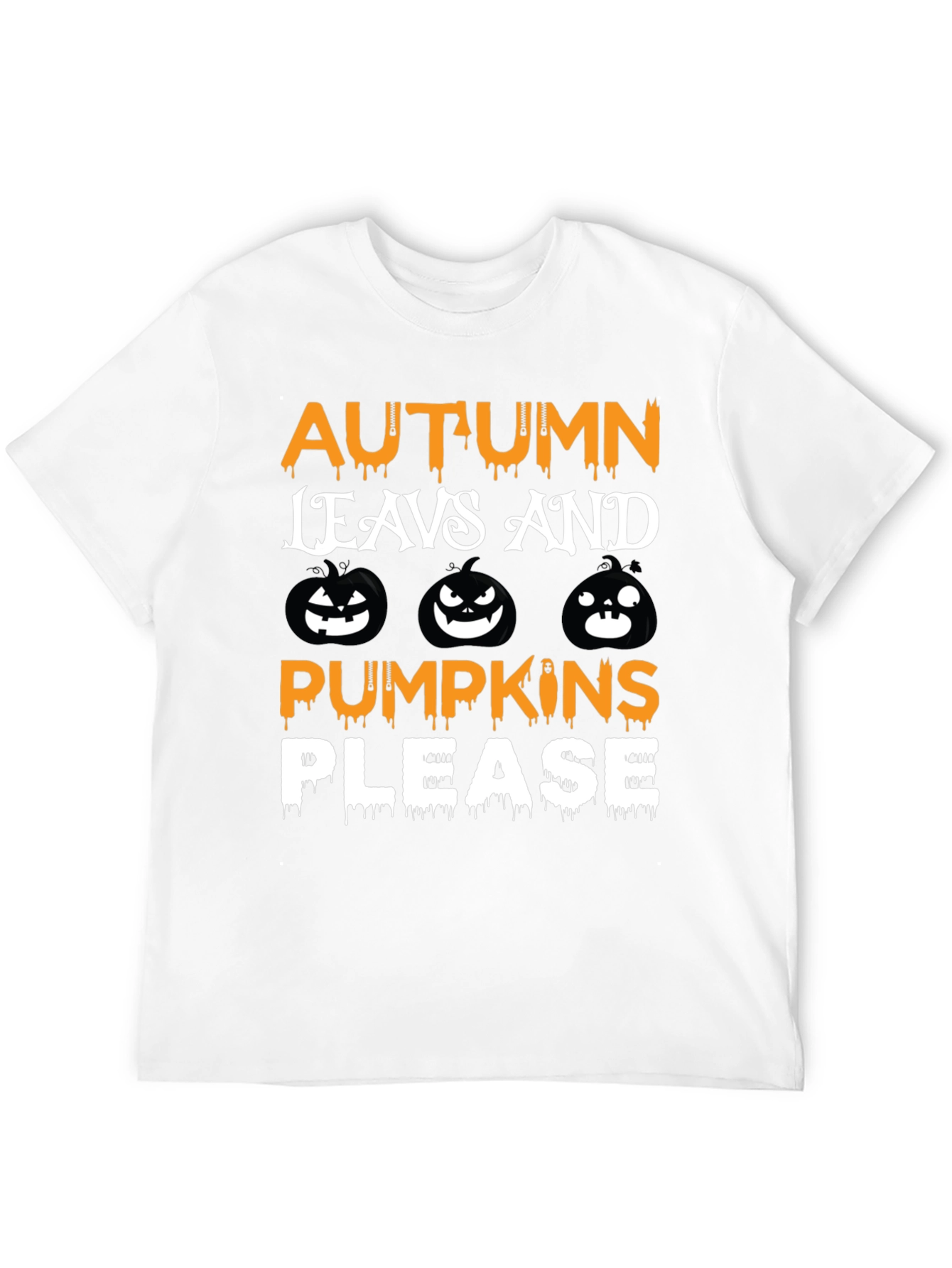 Autumn Leaves & Pumpkins Graphic Tee