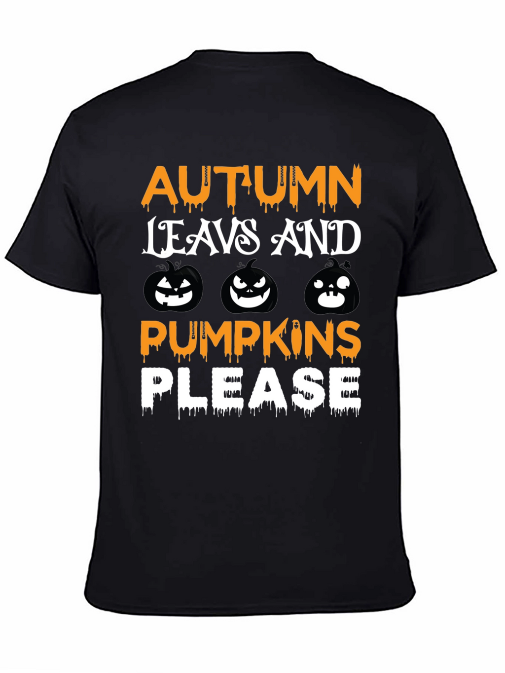 Autumn Leaves & Pumpkins Graphic Tee