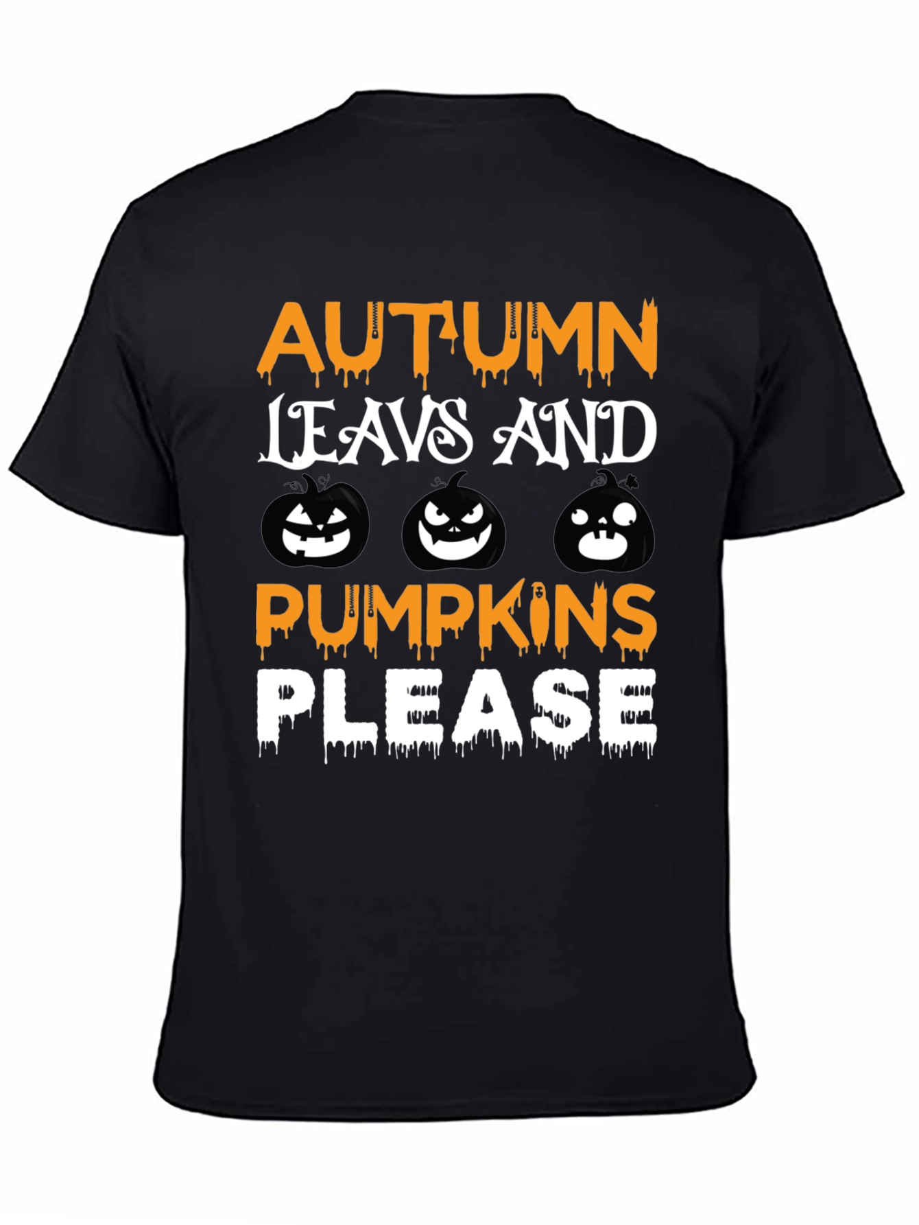Autumn Leaves & Pumpkins Graphic Tee