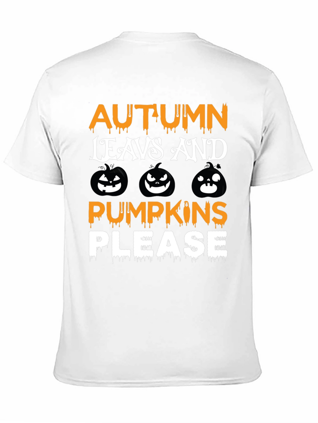 Autumn Leaves & Pumpkins Graphic Tee