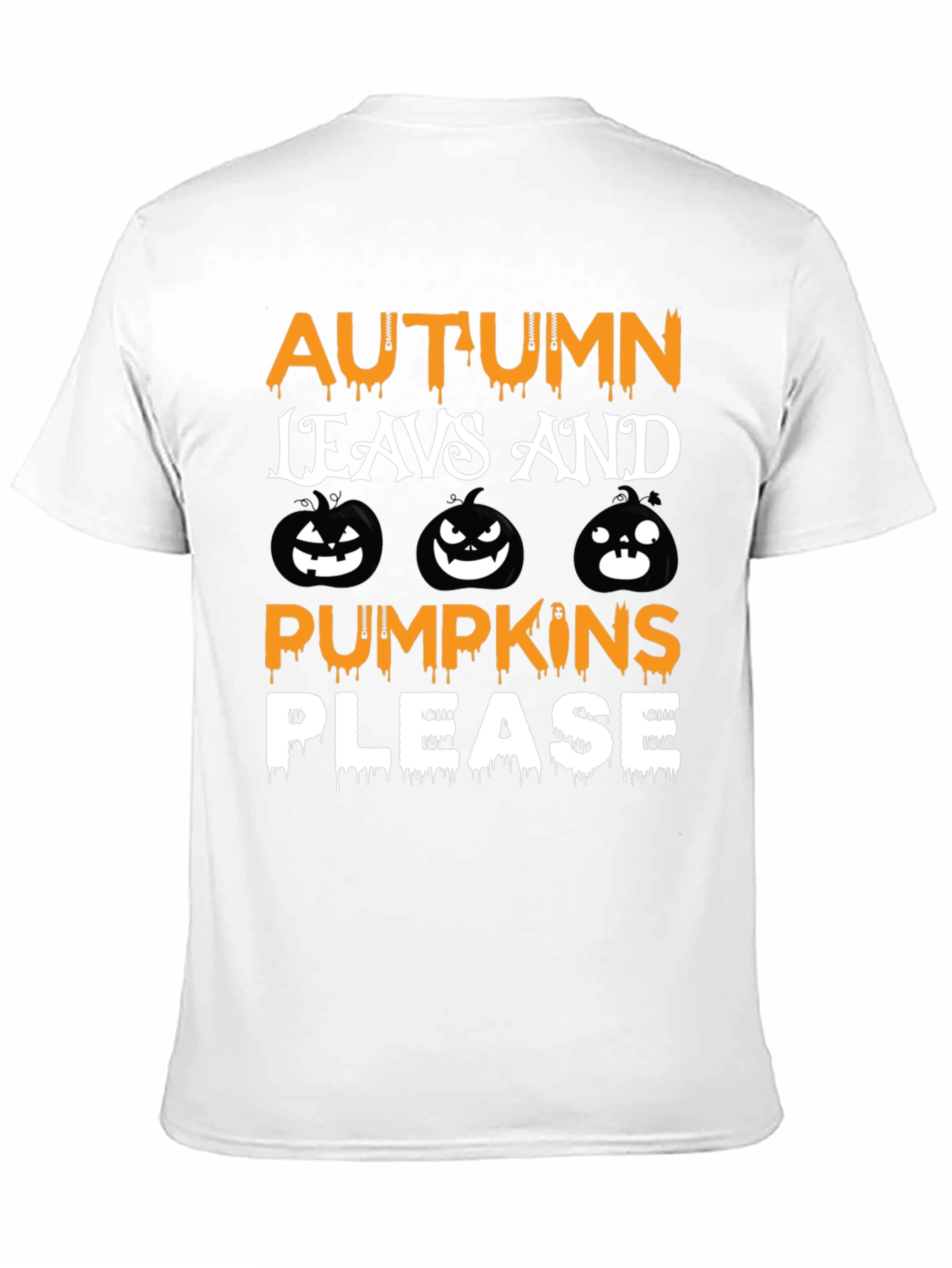 Autumn Leaves & Pumpkins Graphic Tee