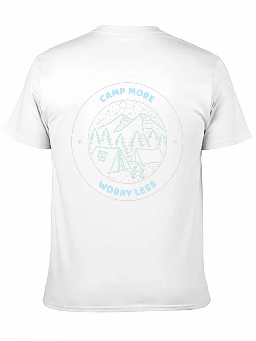 Camp More Worry Less Graphic Tee