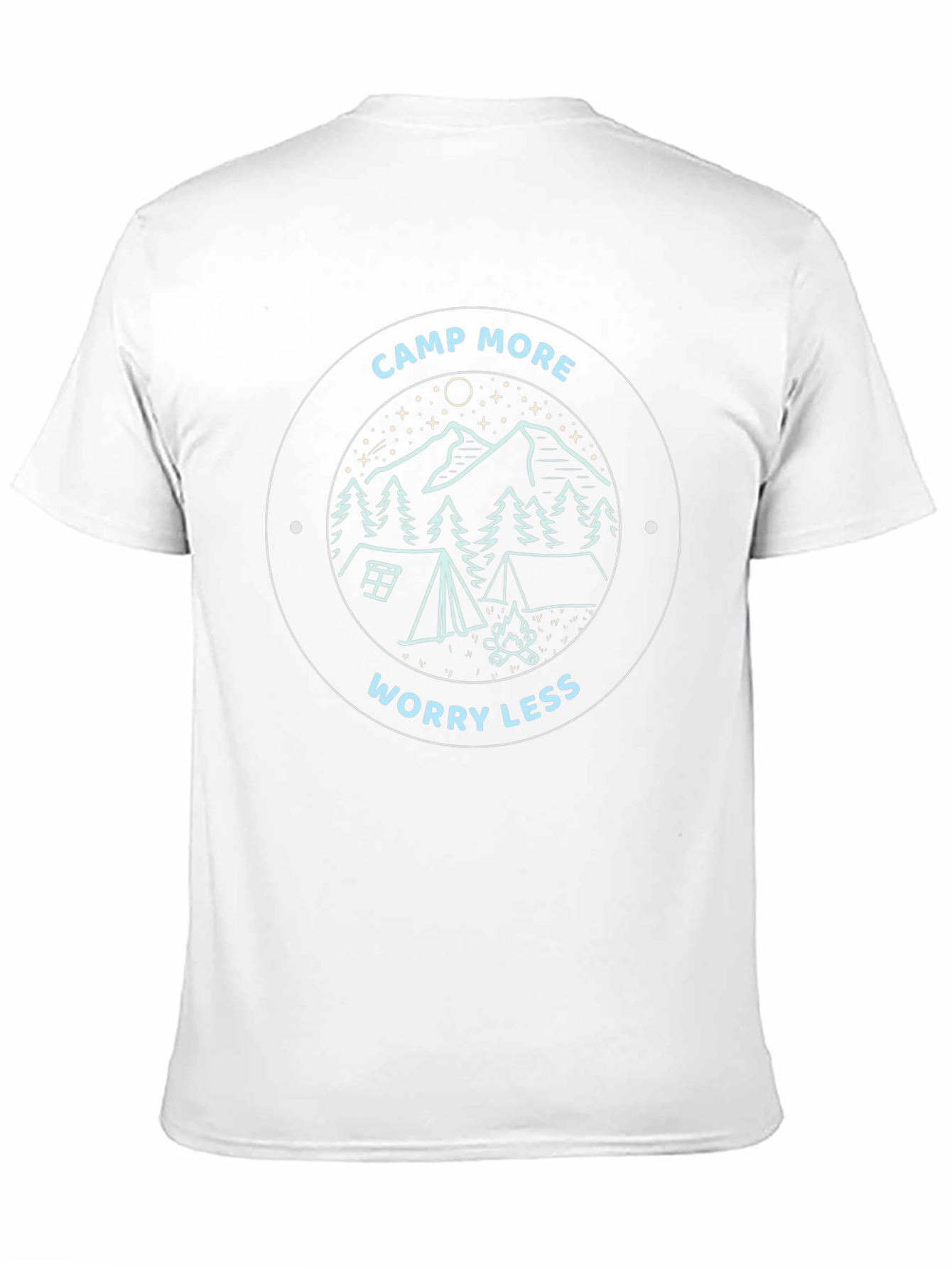 Camp More Worry Less Graphic Tee