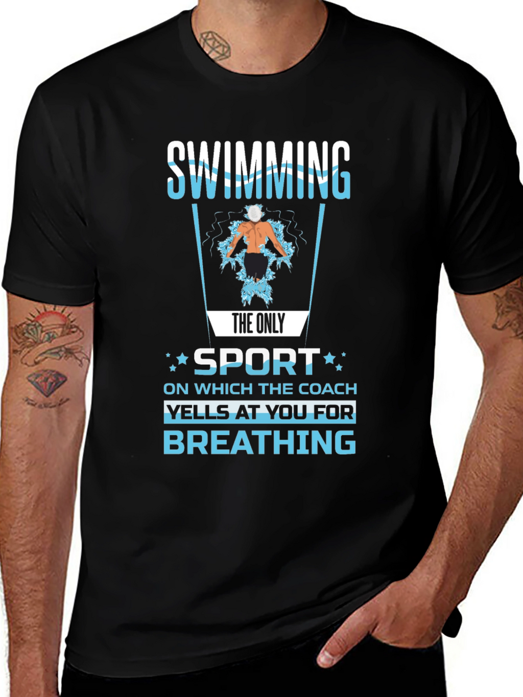 Swimming Coach T-Shirt Funny Swimmer Gift