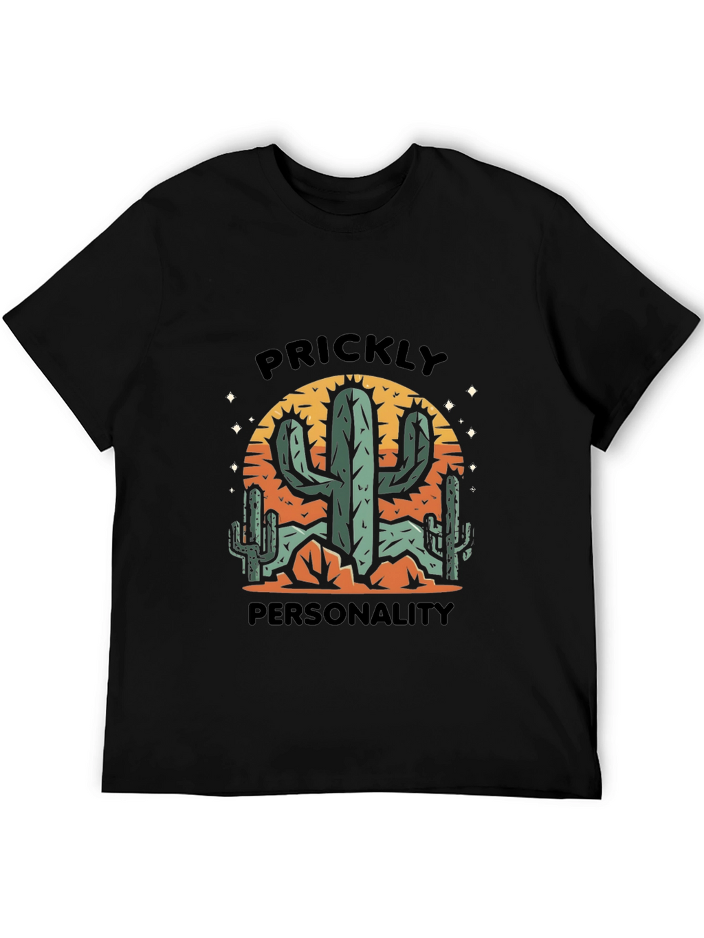 Prickly Personality Cactus Graphic Tee