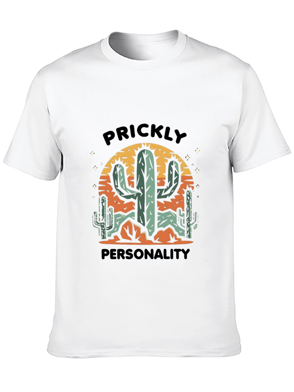 Prickly Personality Cactus Graphic Tee