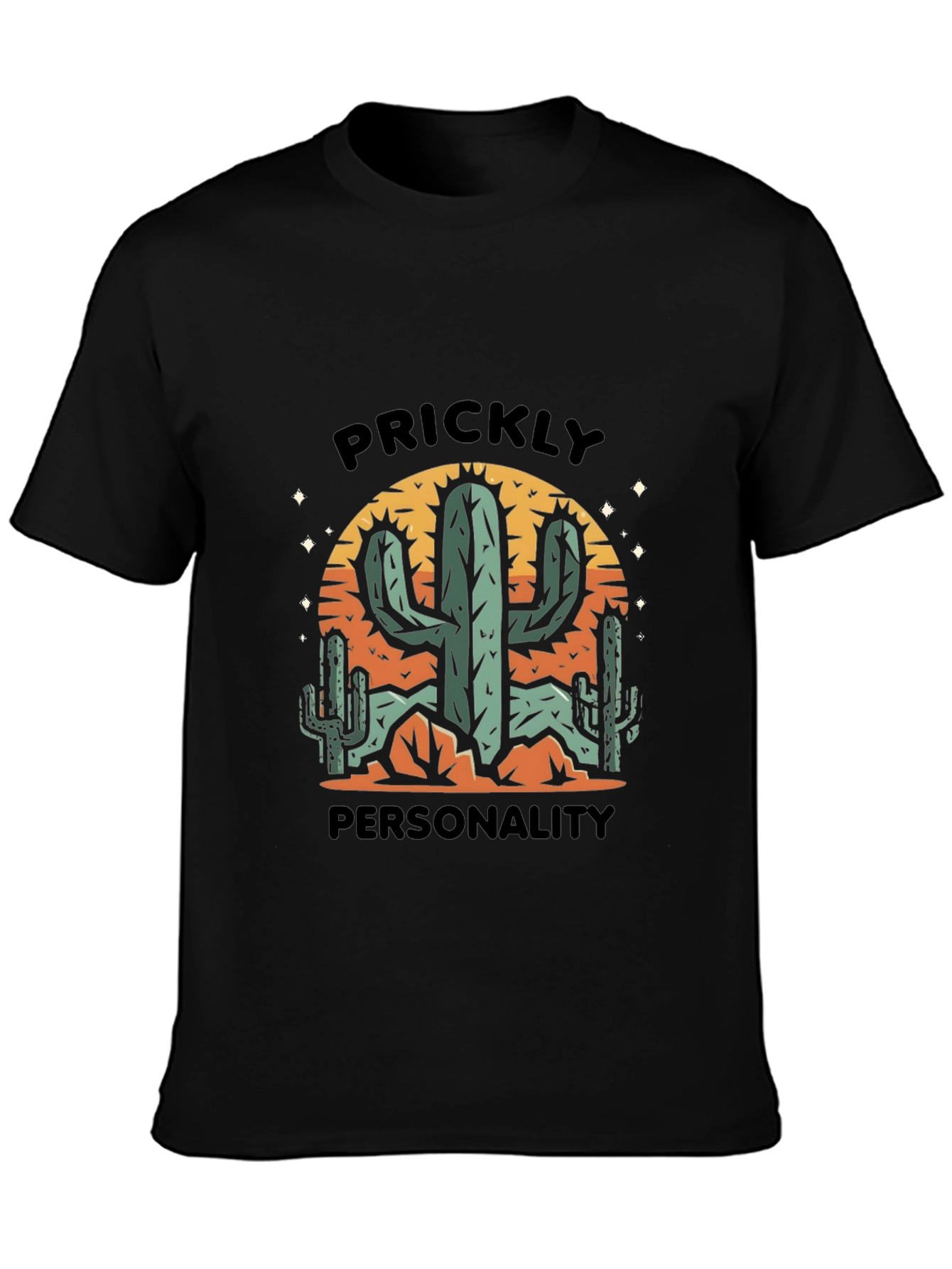 Prickly Personality Cactus Graphic Tee