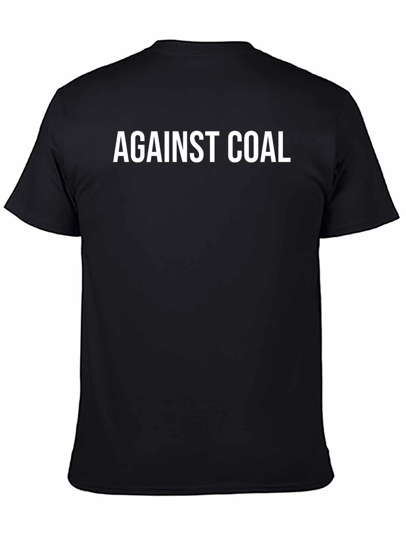 Against Coal Graphic Tee - Black