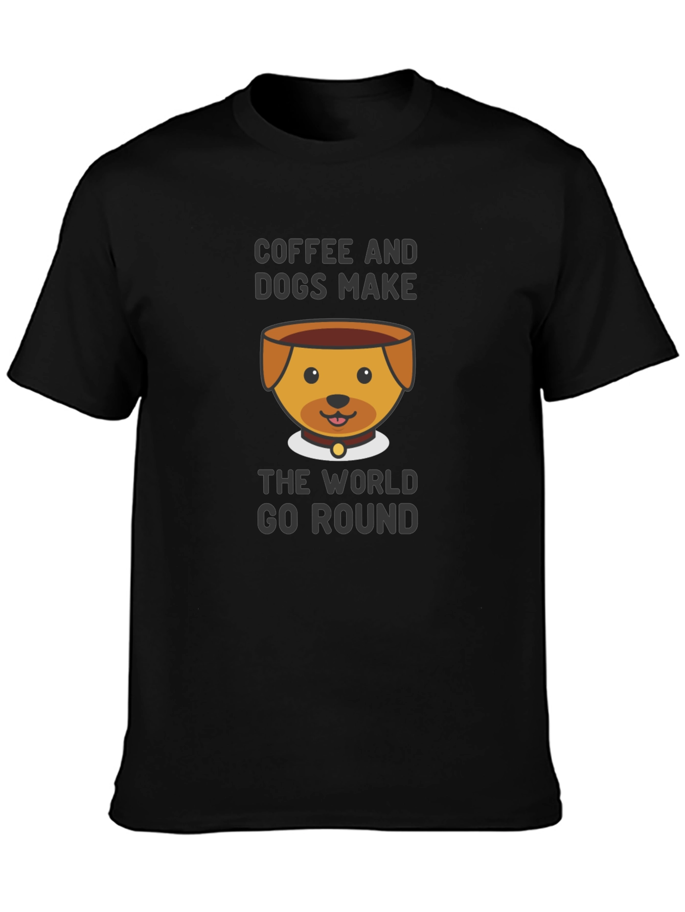 Coffee & Dogs Graphic T-Shirt