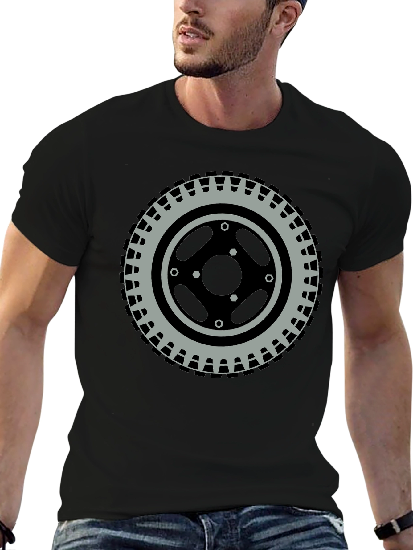 Tire Graphic Tee - Round and Ready