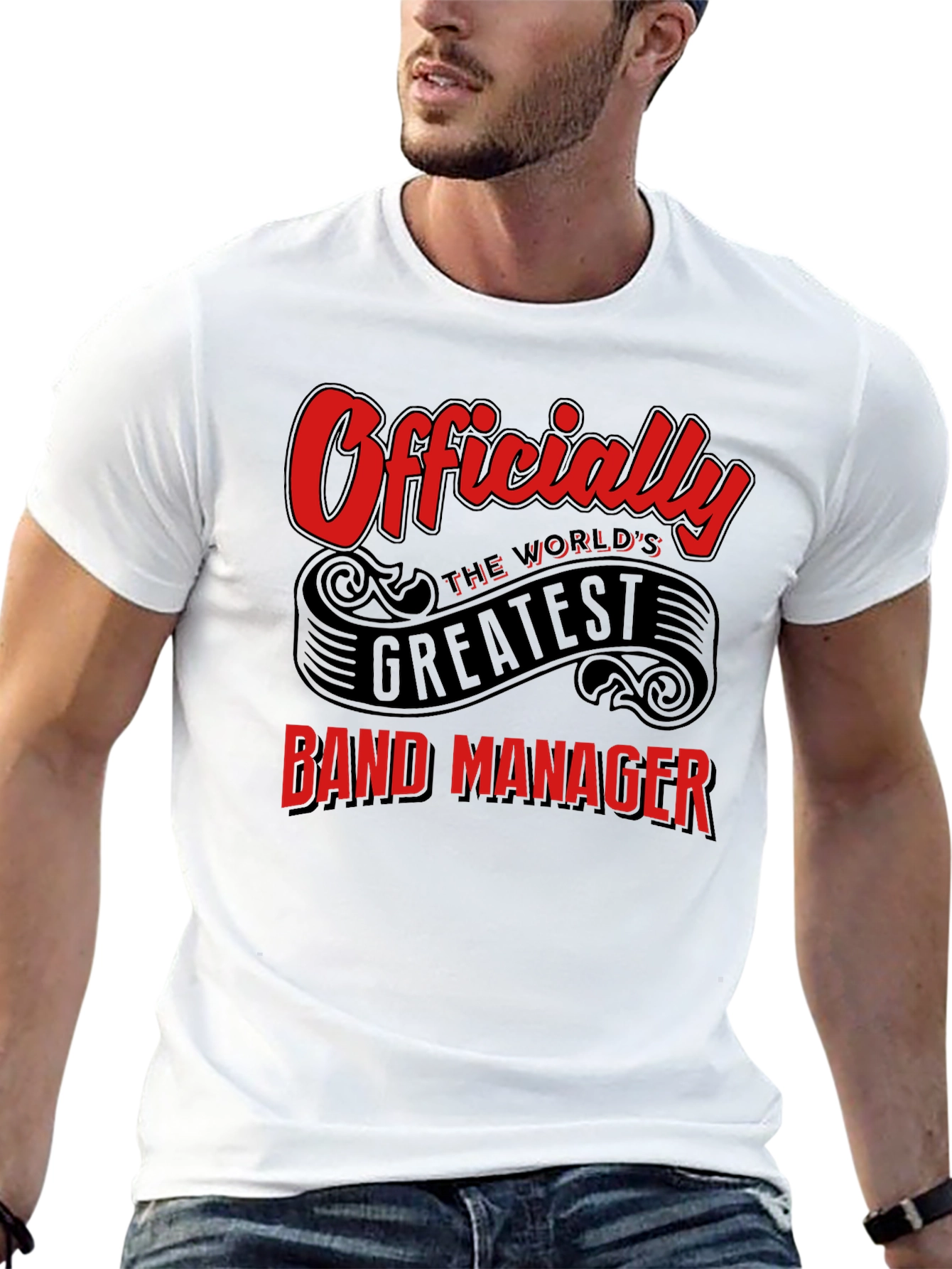 Officially the Worlds Greatest Band Manager T-Shirt