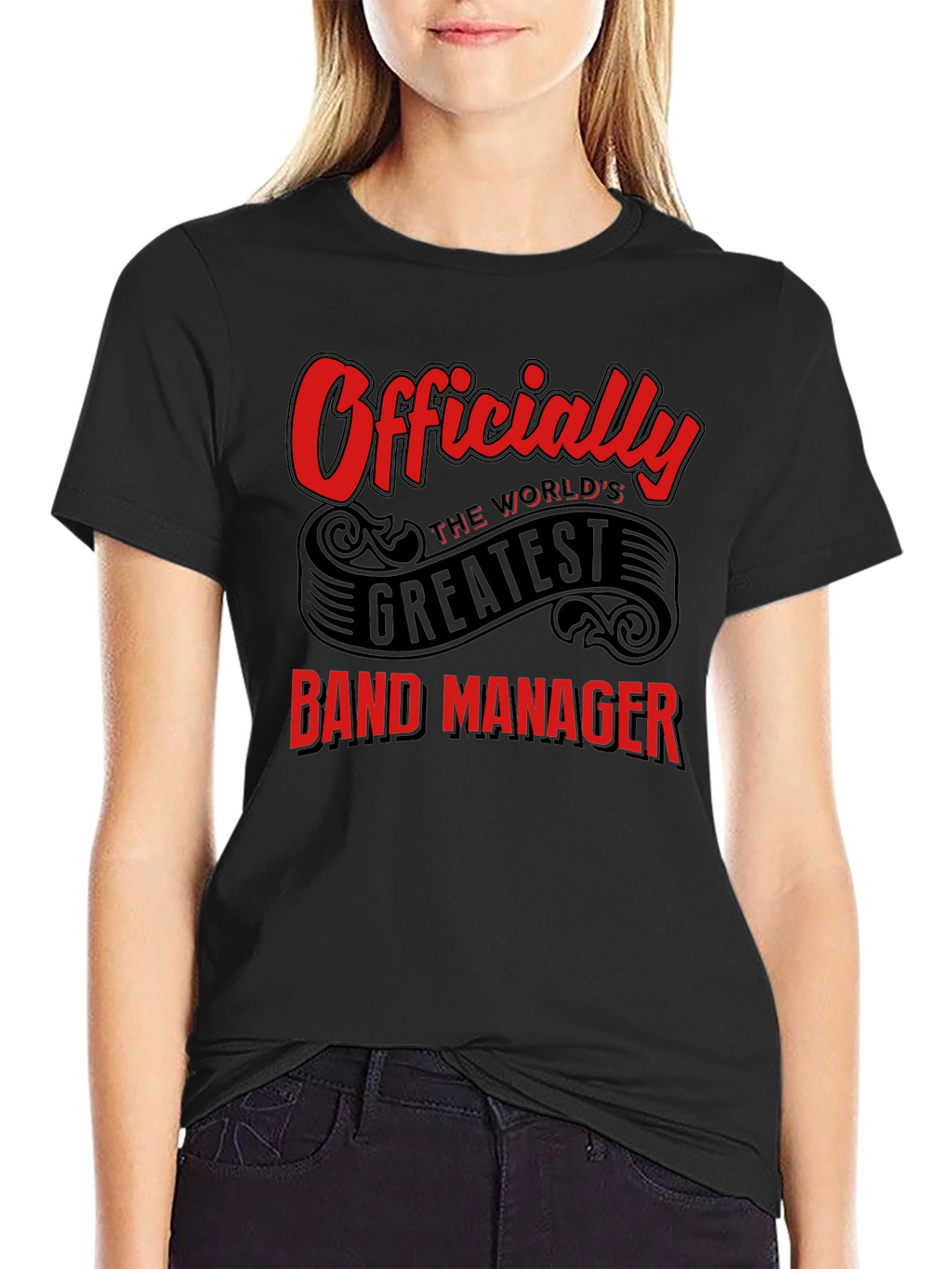 Officially the Worlds Greatest Band Manager T-Shirt