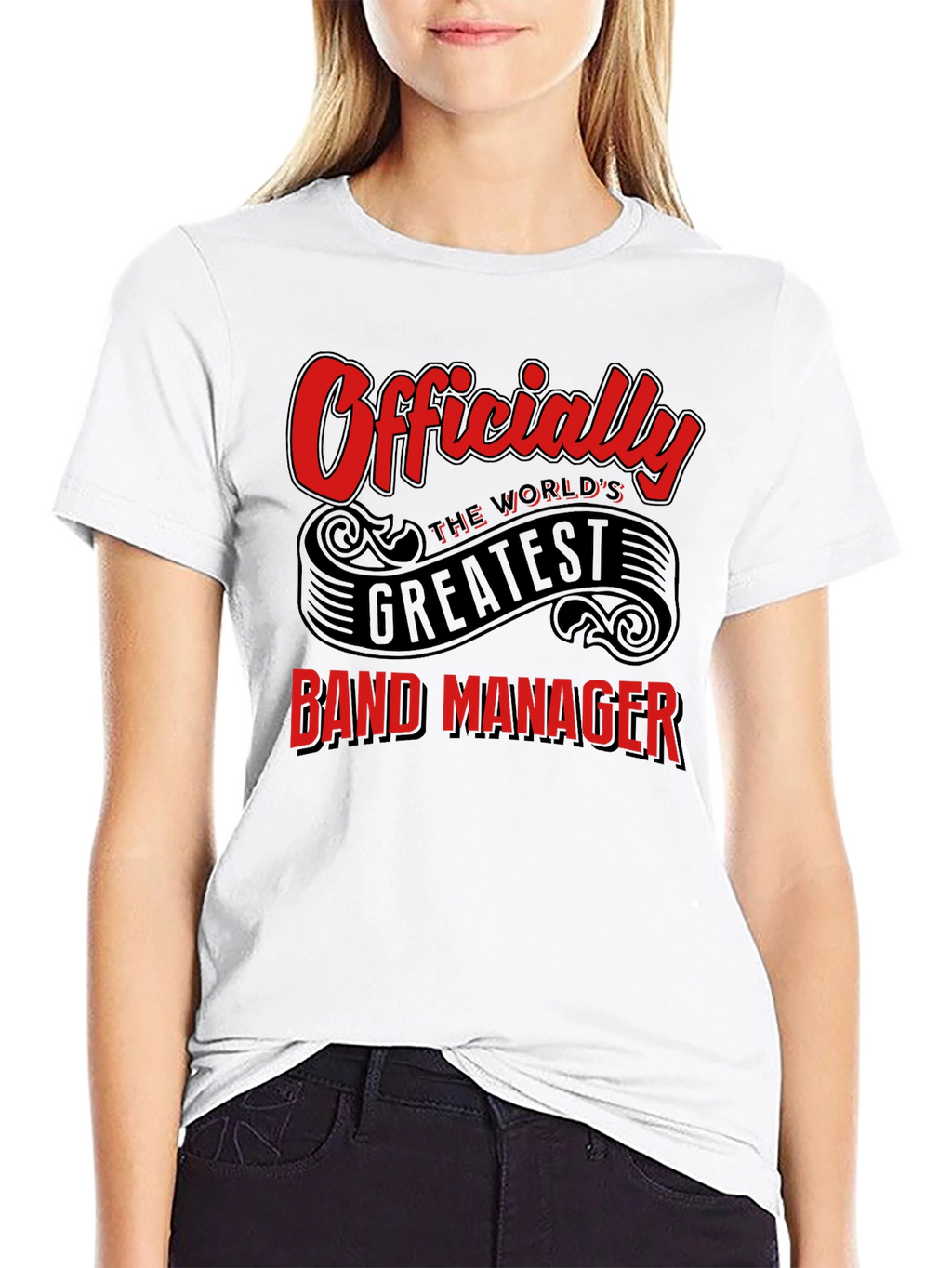 Officially the Worlds Greatest Band Manager T-Shirt