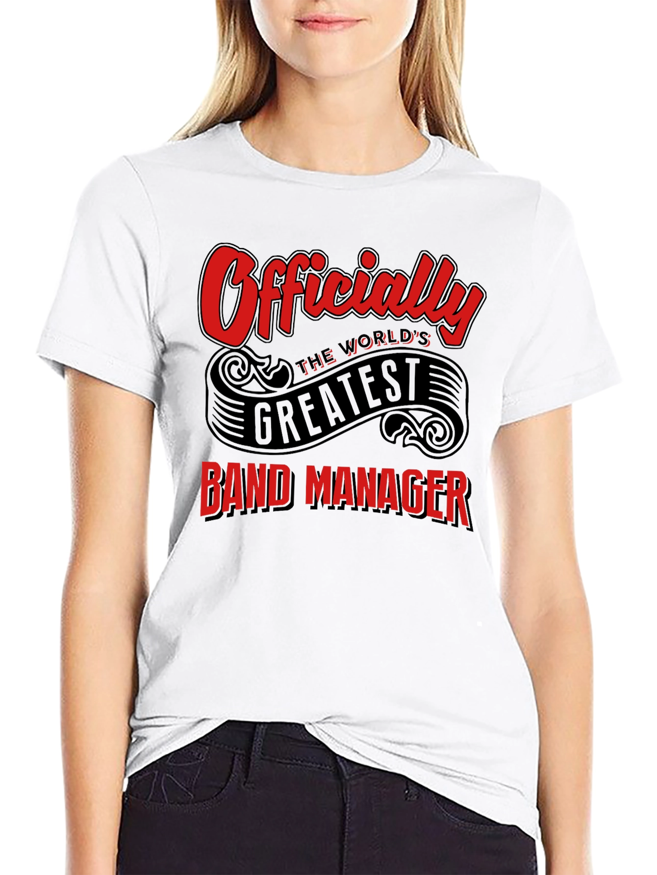 Officially the Worlds Greatest Band Manager T-Shirt