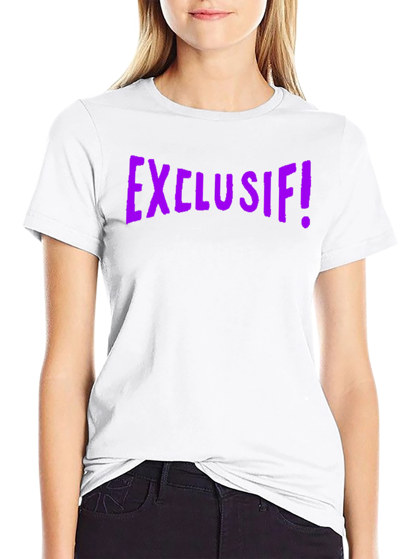 Exclusif! Graphic Tee - Bold Statement T-Shirt