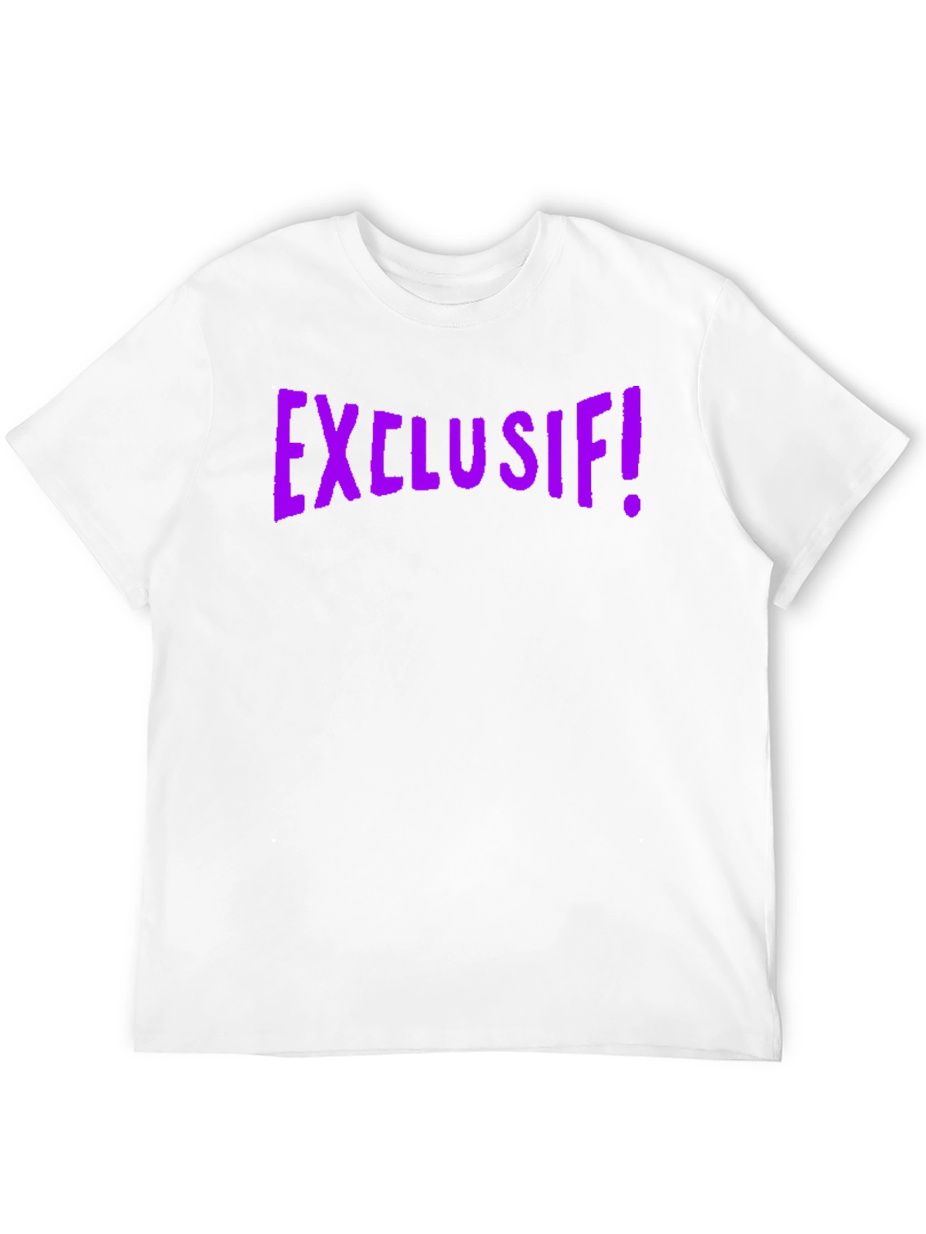 Exclusif! Graphic Tee - Bold Statement T-Shirt