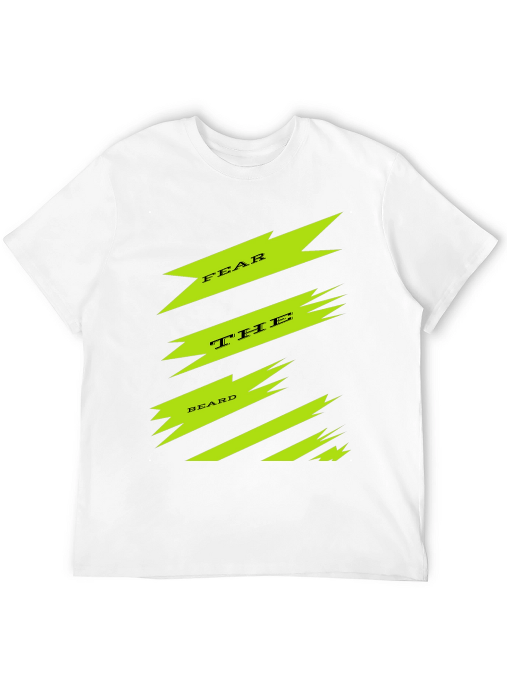 Fear The Beard Graphic Tee - Black