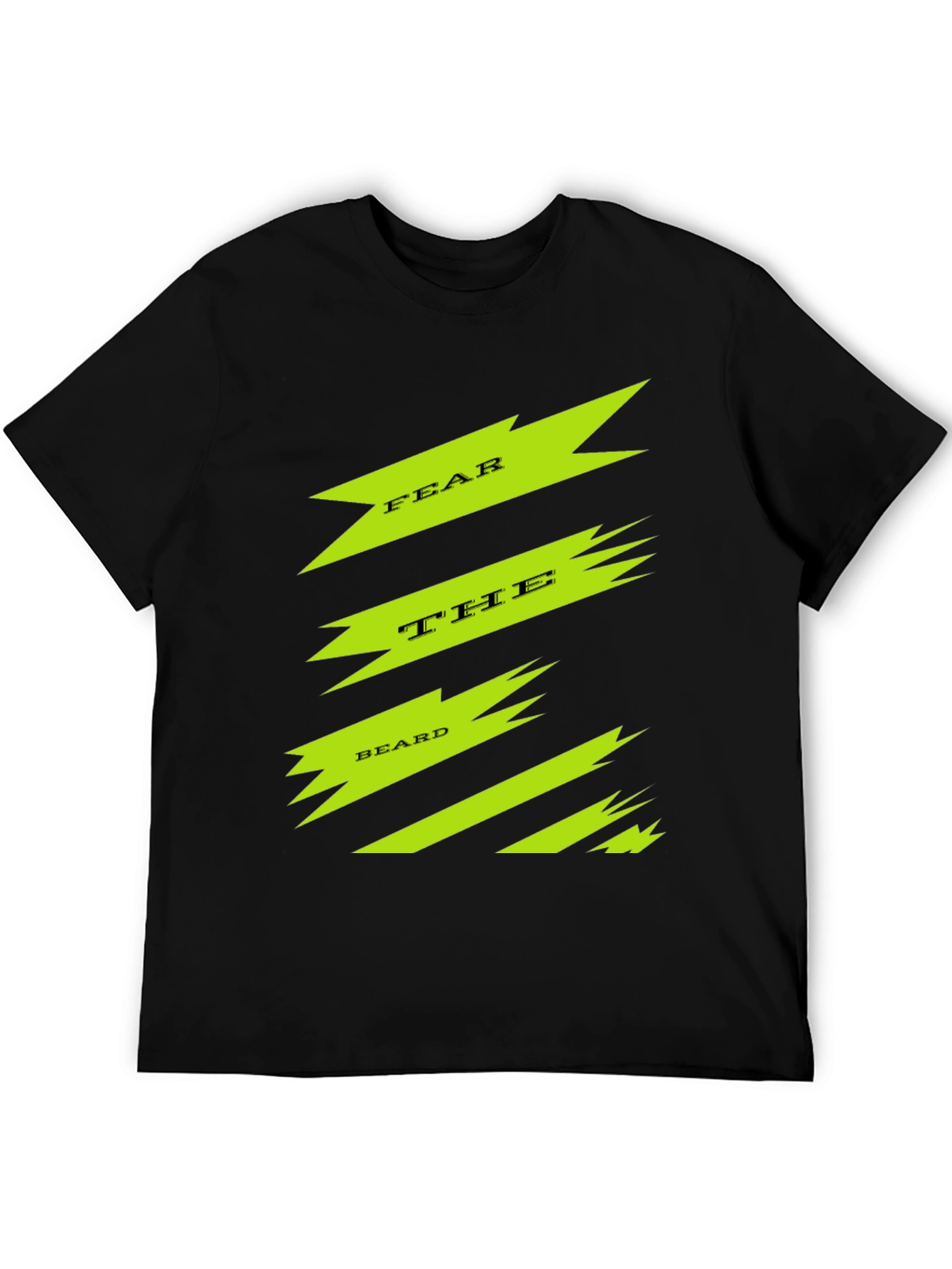 Fear The Beard Graphic Tee - Black
