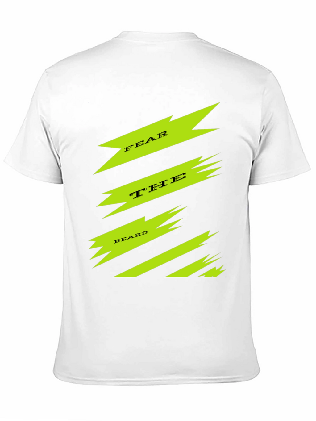Fear The Beard Graphic Tee - Black