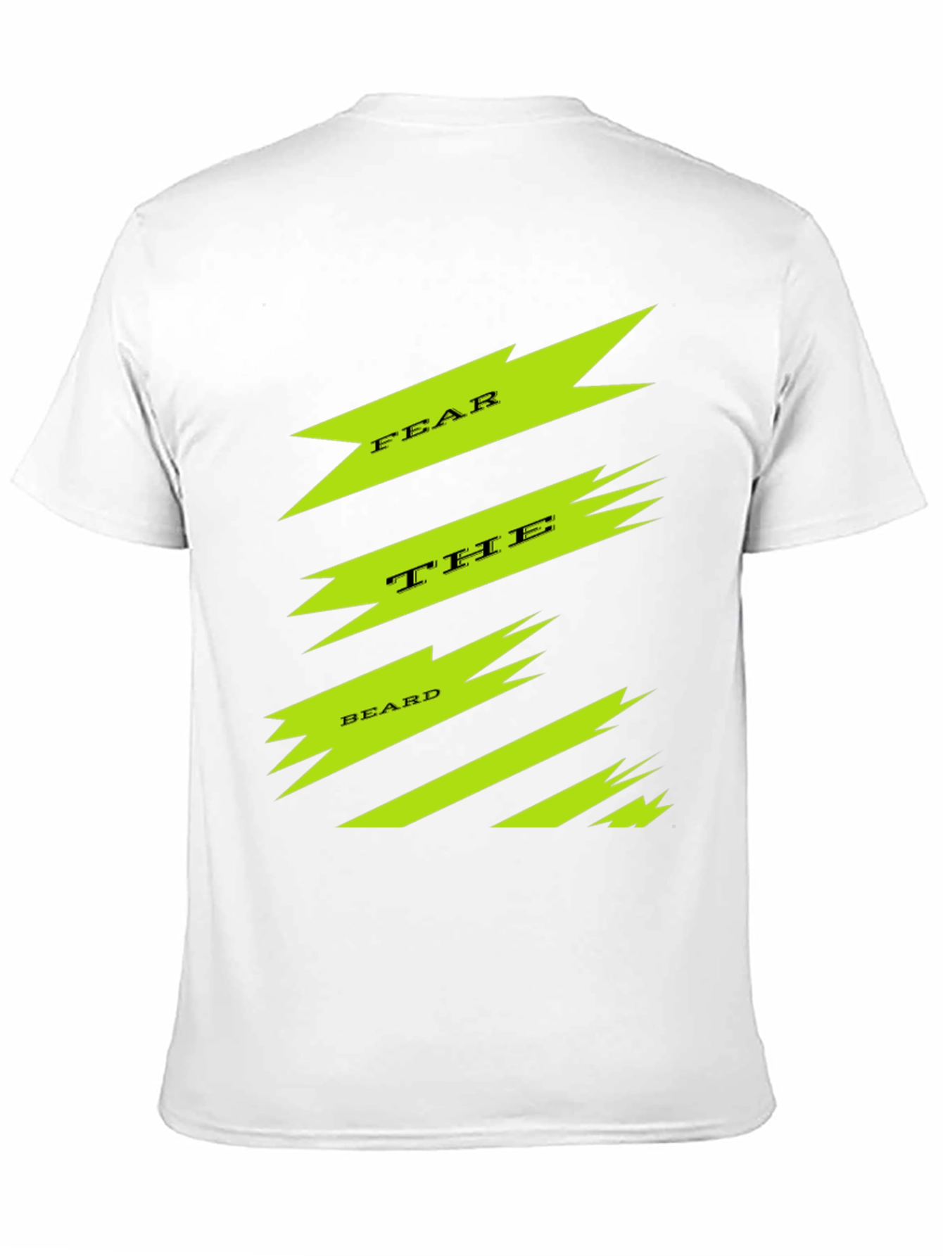 Fear The Beard Graphic Tee - Black