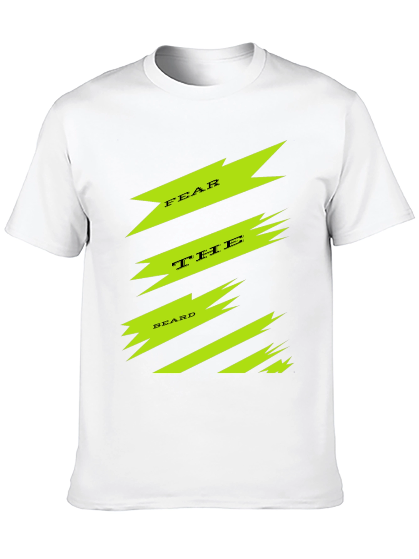 Fear The Beard Graphic Tee - Black
