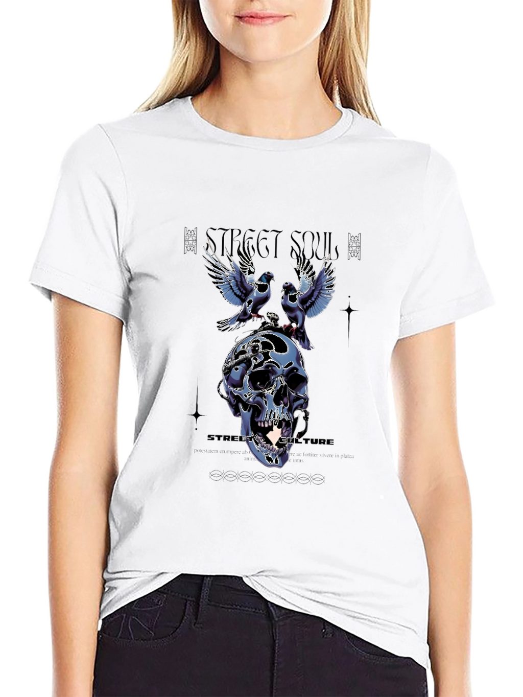 Street Souls Graphic Tee - Skull & Birds