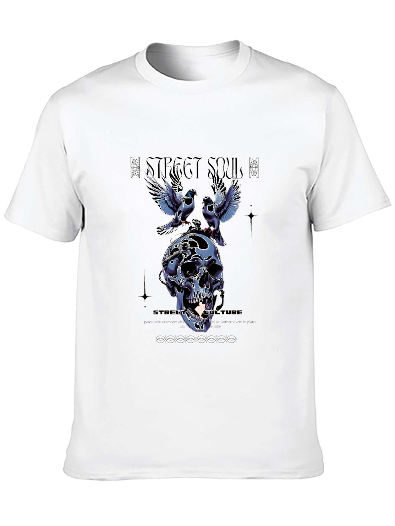Street Souls Graphic Tee - Skull & Birds