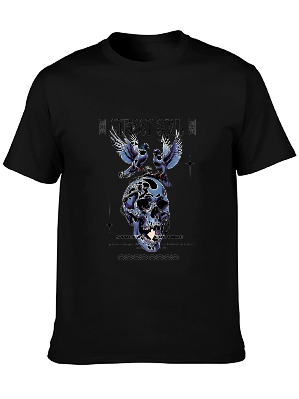 Street Souls Graphic Tee - Skull & Birds